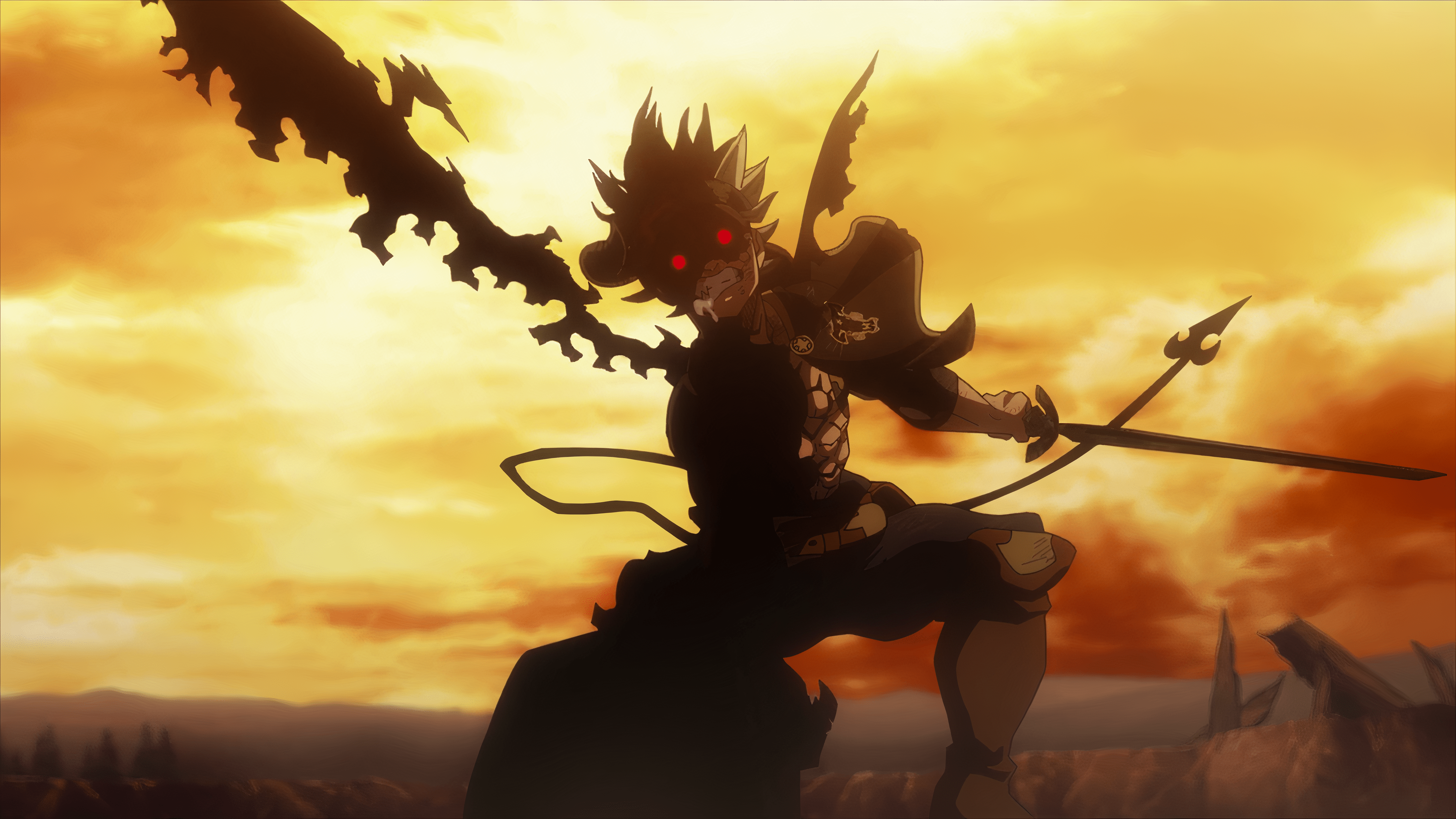 3840x2160 4K, anime, Black Clover, Berserk Asta, Asta, 4K. Mocah HD Wallpaper