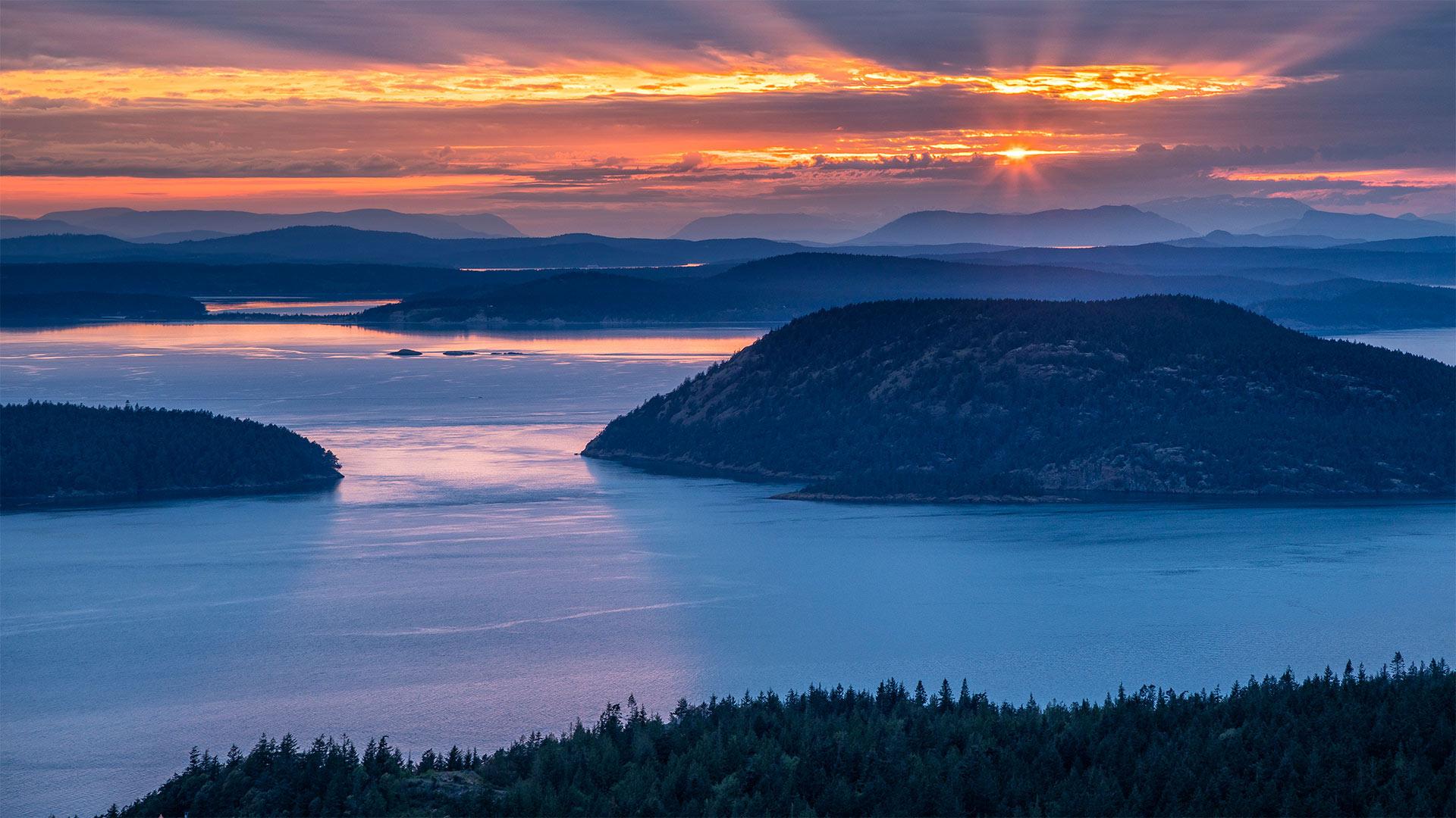 1920x1080 Bing image: Islands of the Salish Sea Wallpaper Gallery