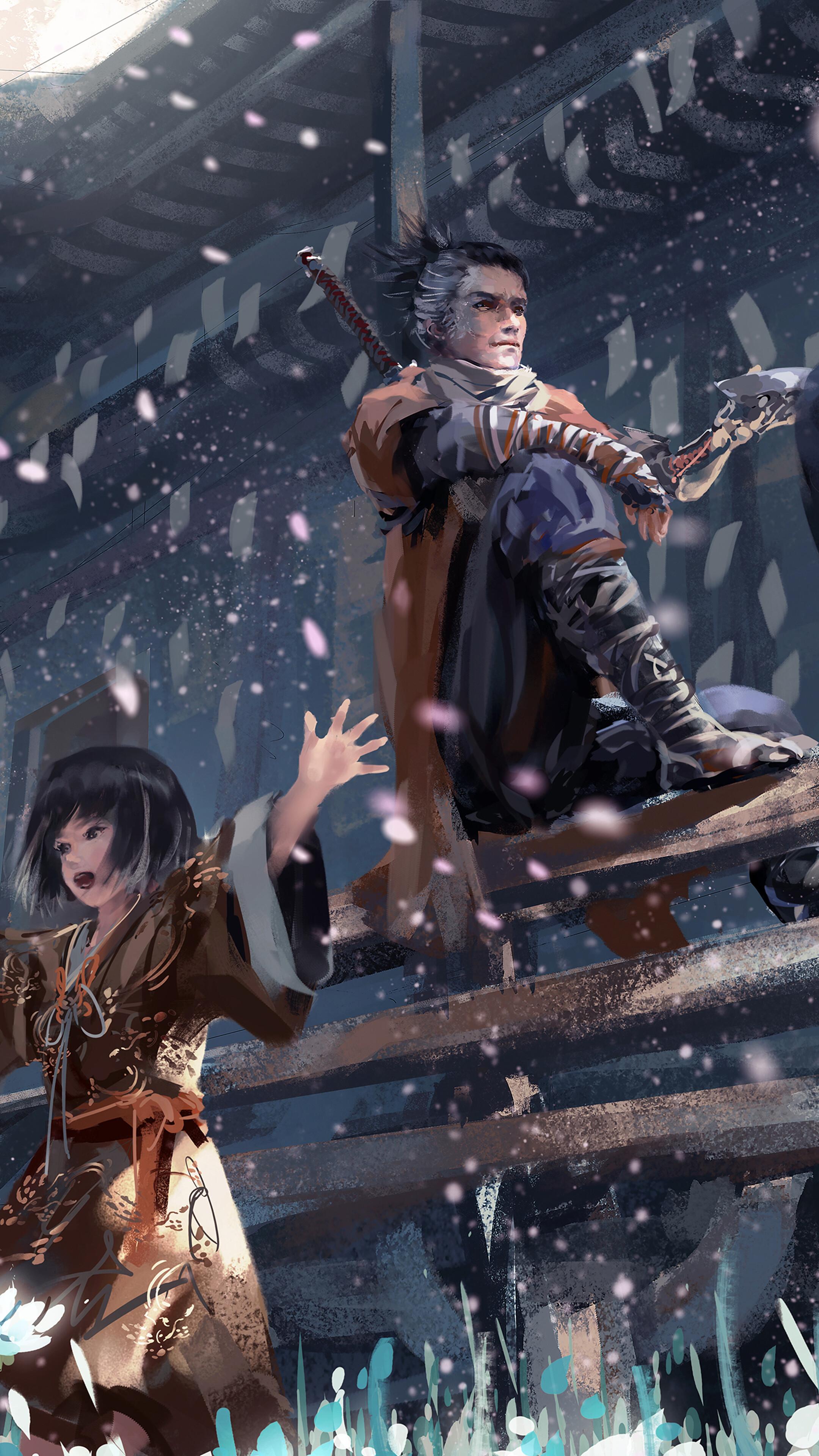 2160x3840 Sekiro Shadows Die Twice, Characters, Art phone HD Wallpaper, Image, Background, Photo and Picture. Mocah HD Wallpaper