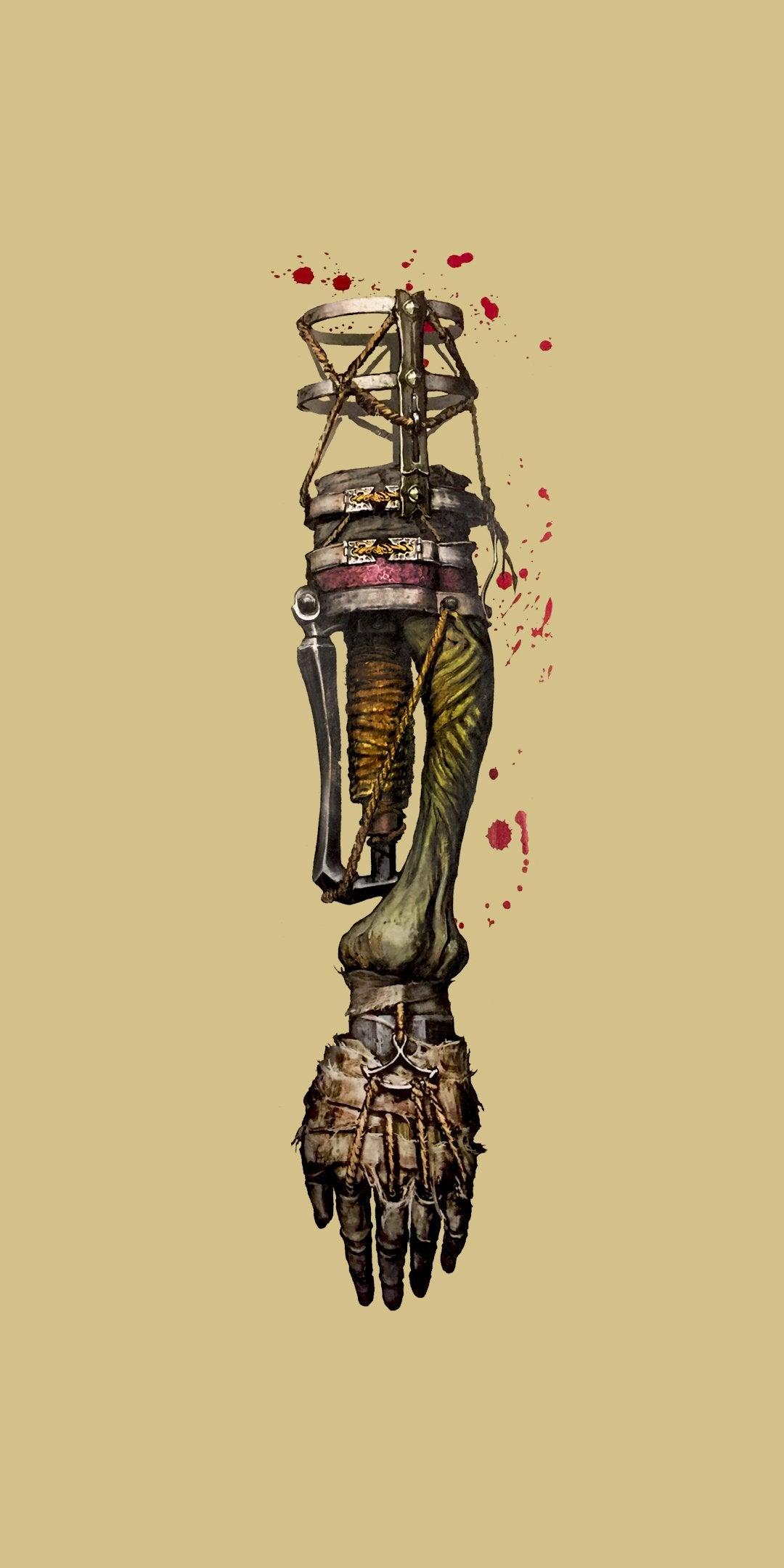 1080x2160 Sekiro prosthetic phone wallpaper (1080 x 2160)