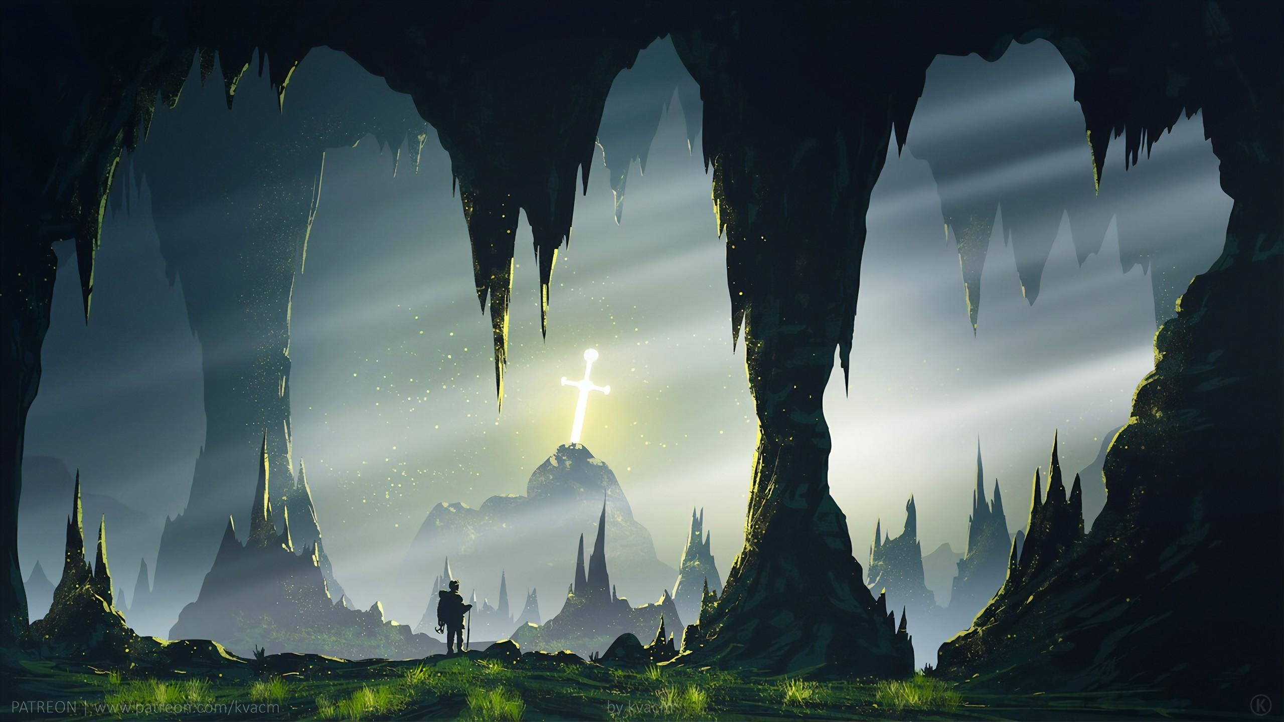 2560x1440 Cave 4K wallpaper for your desktop or mobile screen free and easy to download