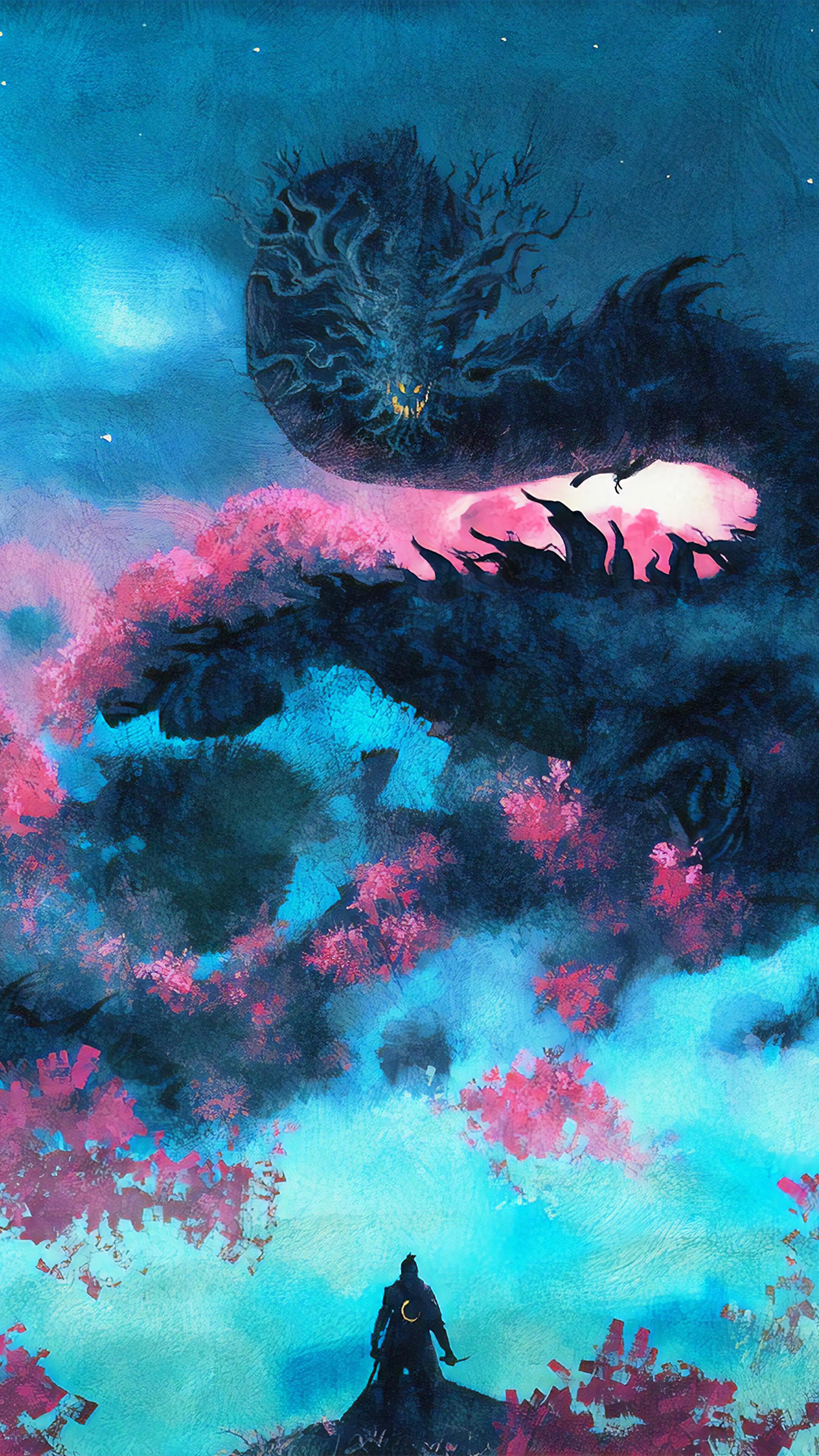 2160x3840 Sekiro Shadows Die Twice, Serpent, Digital Art, 4K phone HD Wallpaper, Image, Background, Photo and Picture. Mocah HD Wallpaper