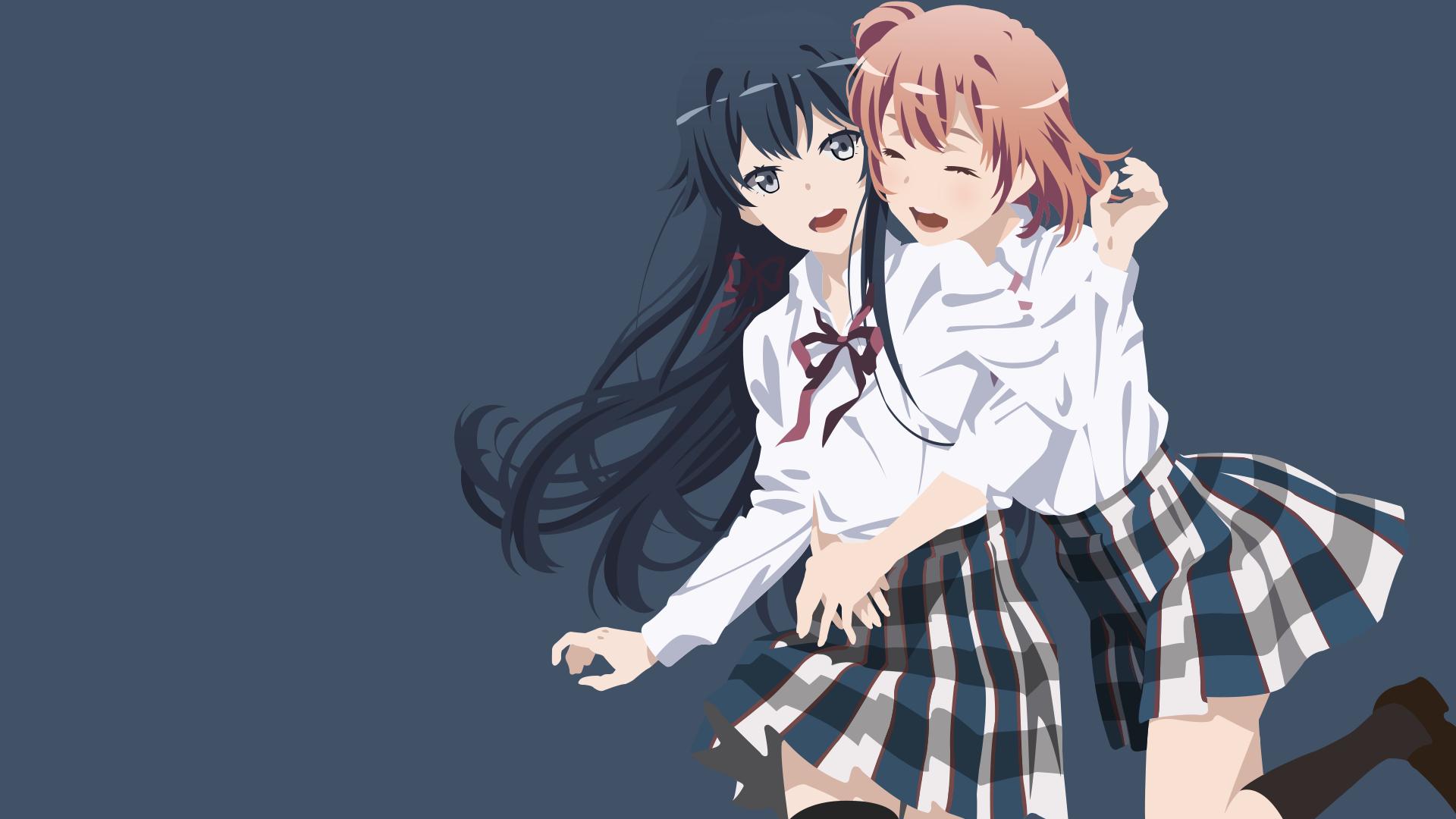 1920x1080 My Teen Romantic Comedy SNAFU Minimalist Art Wallpaper, HD Anime 4K Wallpaper, Image, Photo and Background