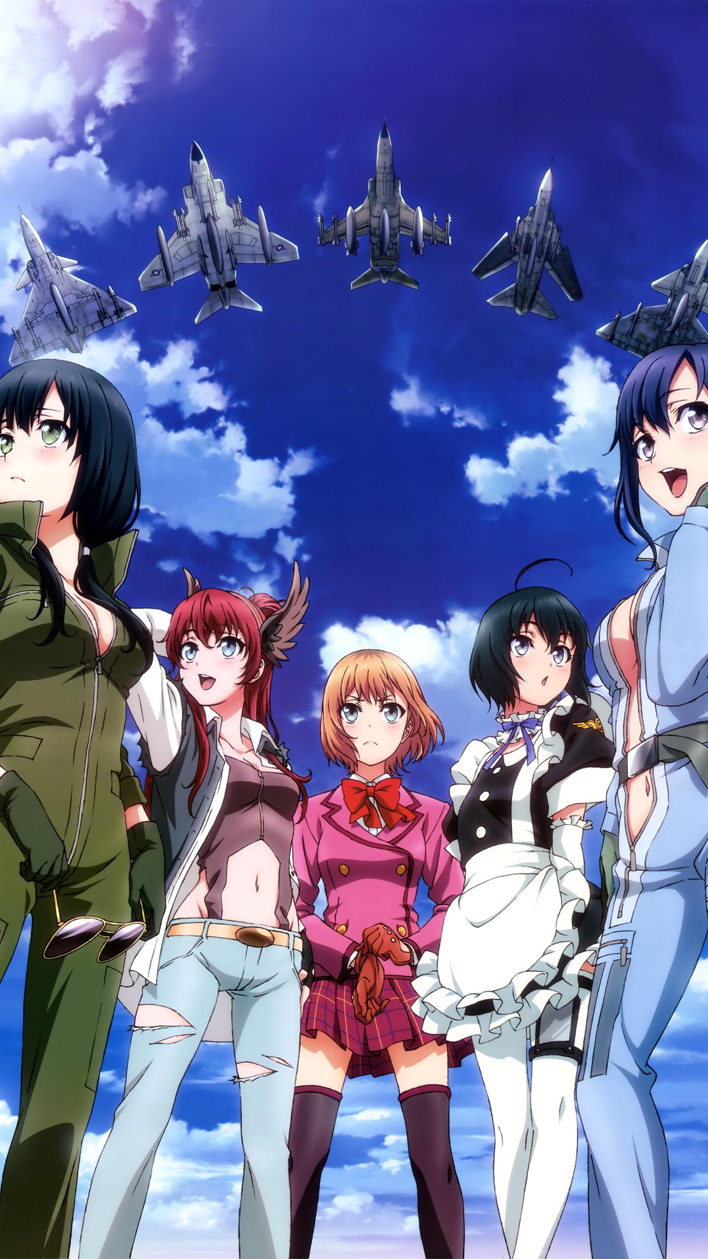 1440x2560 The Forgotten Lair. Shirobako Mobile Wallpaper