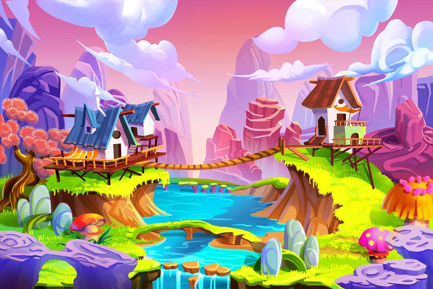 1500x1000 Candy Land Wallpaper