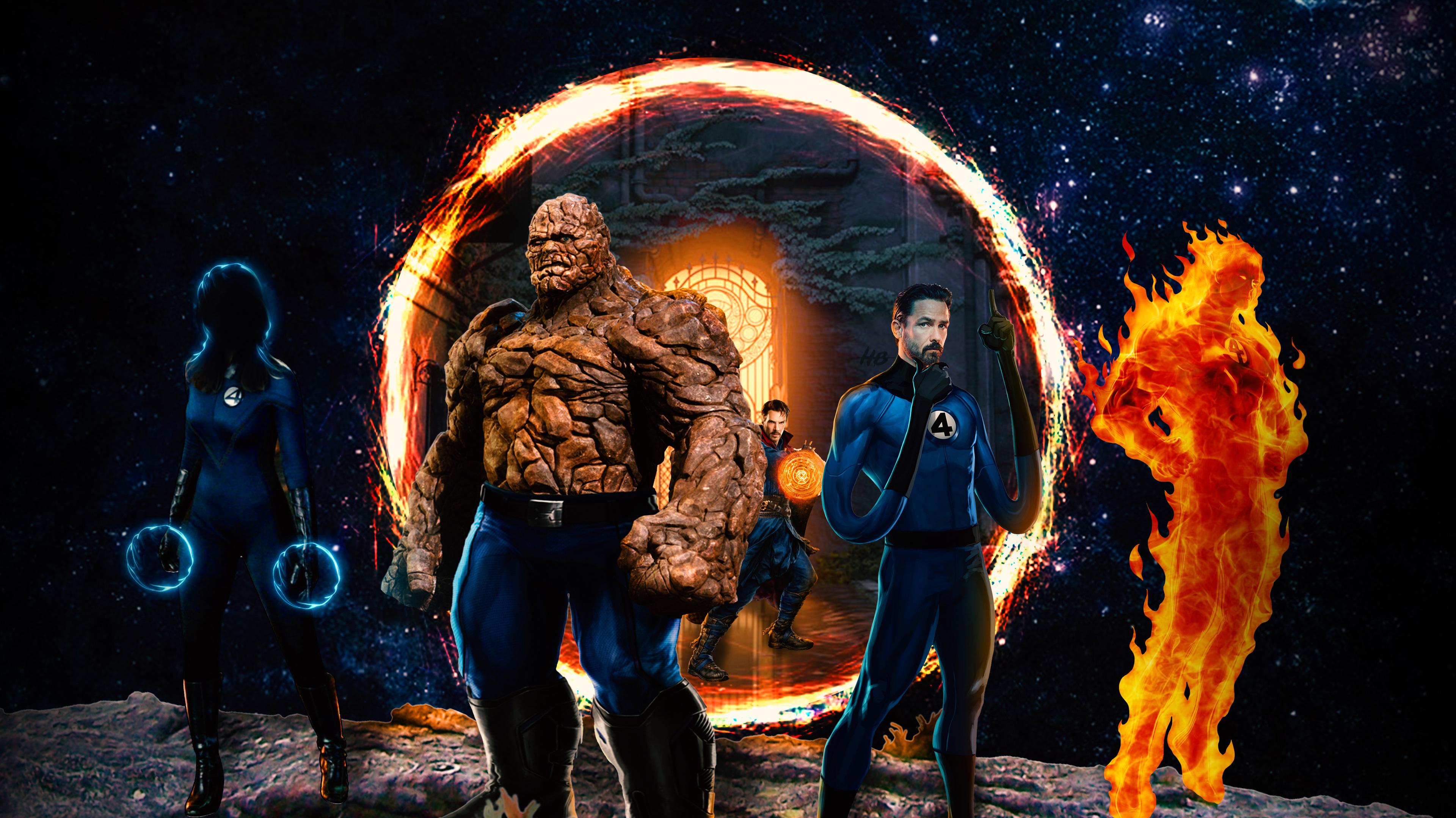 3840x2160 Wallpaper 4k MCU Fantastic Four Wallpaper