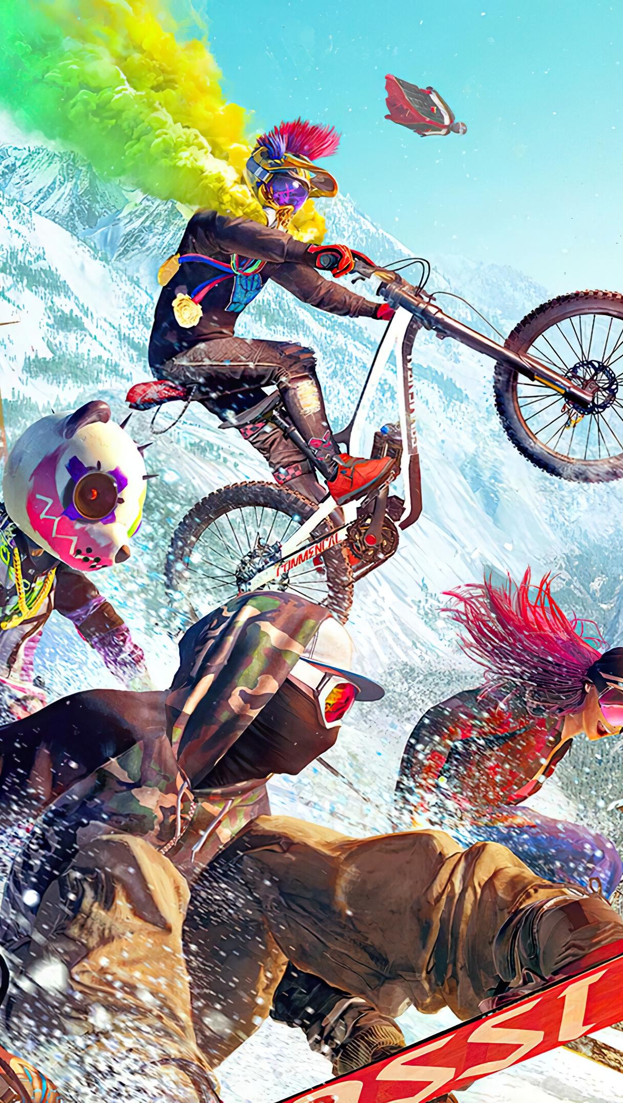 1220x2160 Riders Republic Extreme Sports Wallpaper 4k Ultra HD
