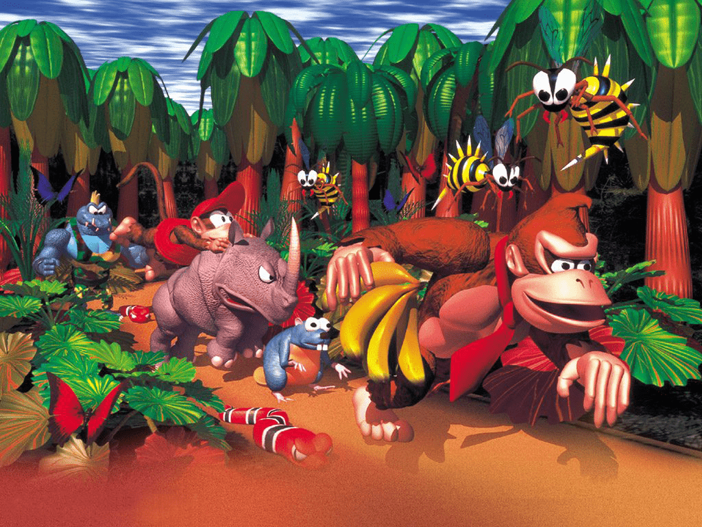 1024x768 Donkey Kong Country