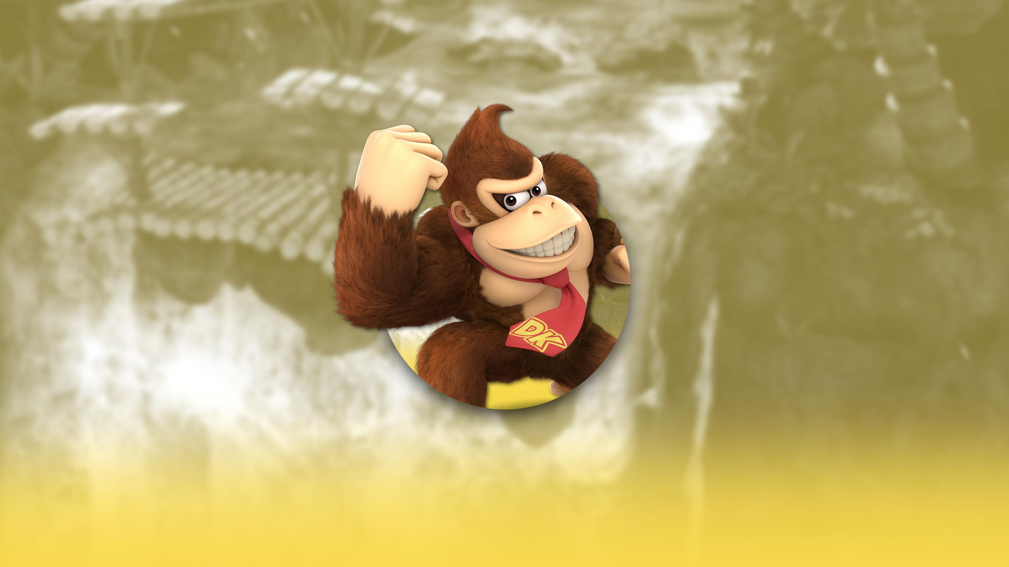 3840x2160 Super Smash Bros Ultimate Donkey Kong UHD 4K Wallpaper