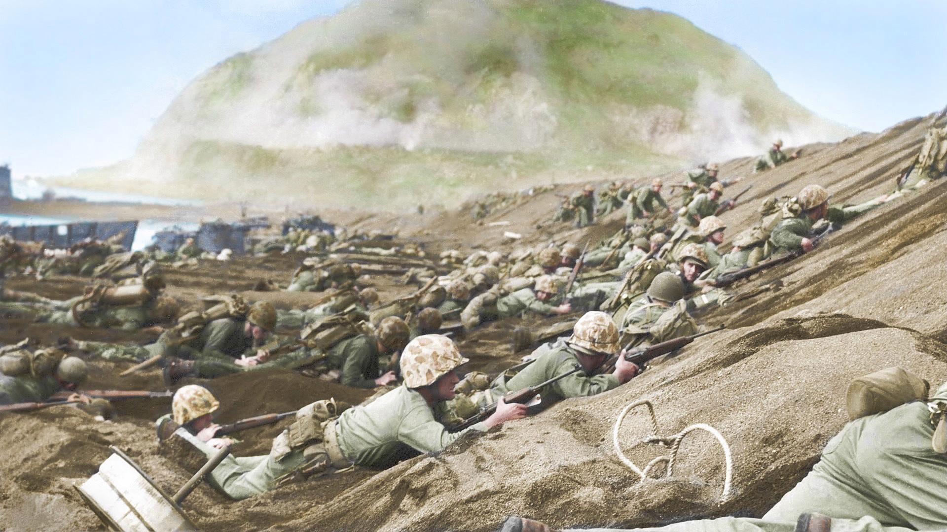 1920x1080 Horrifying pics capture Battle of Iwo Jima on 75th anniversary of one of World War II's bloodiest conflicts