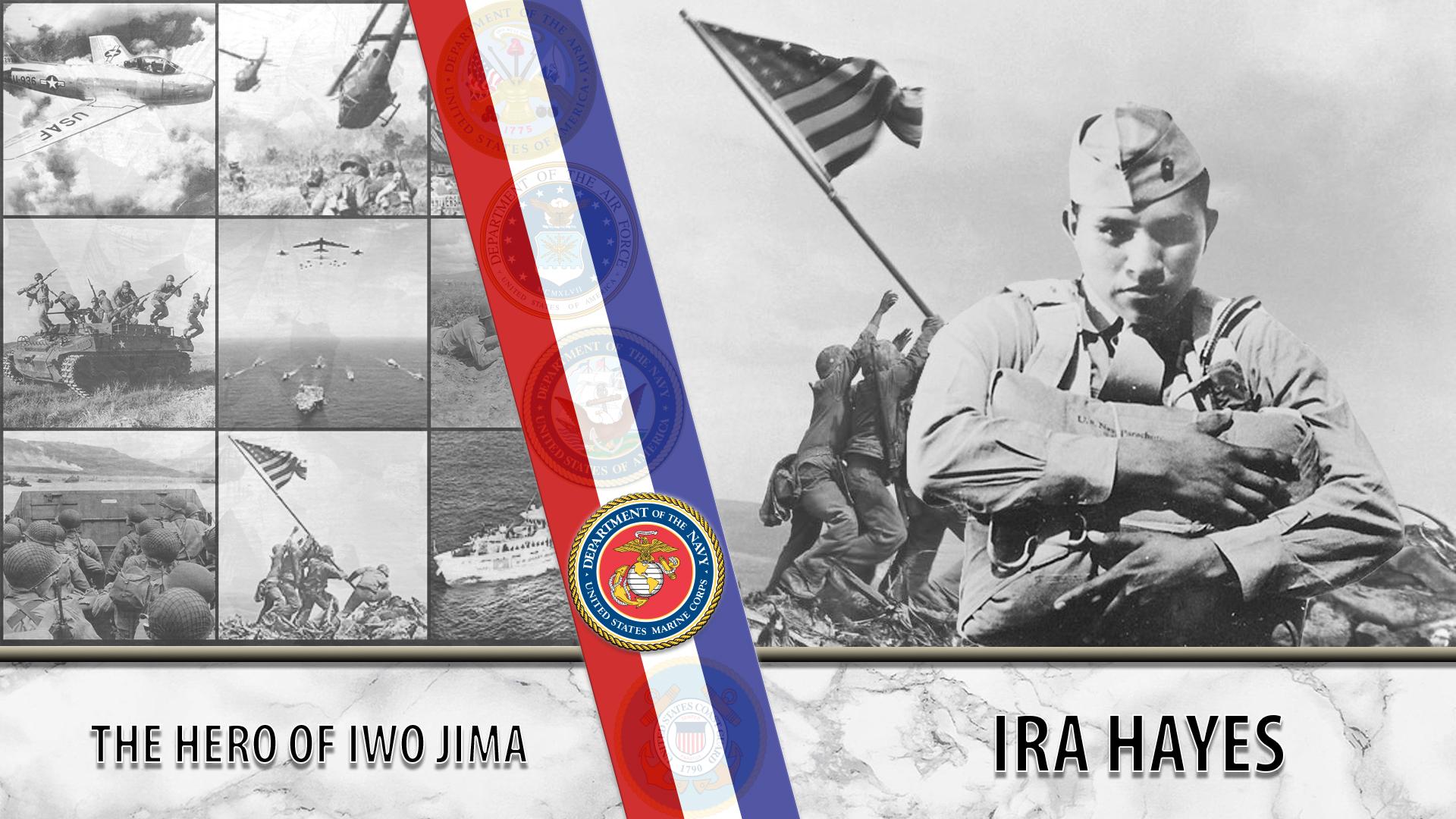 1920x1080 Ira Hayes: Immortal Flag Raiser at Iwo Jima