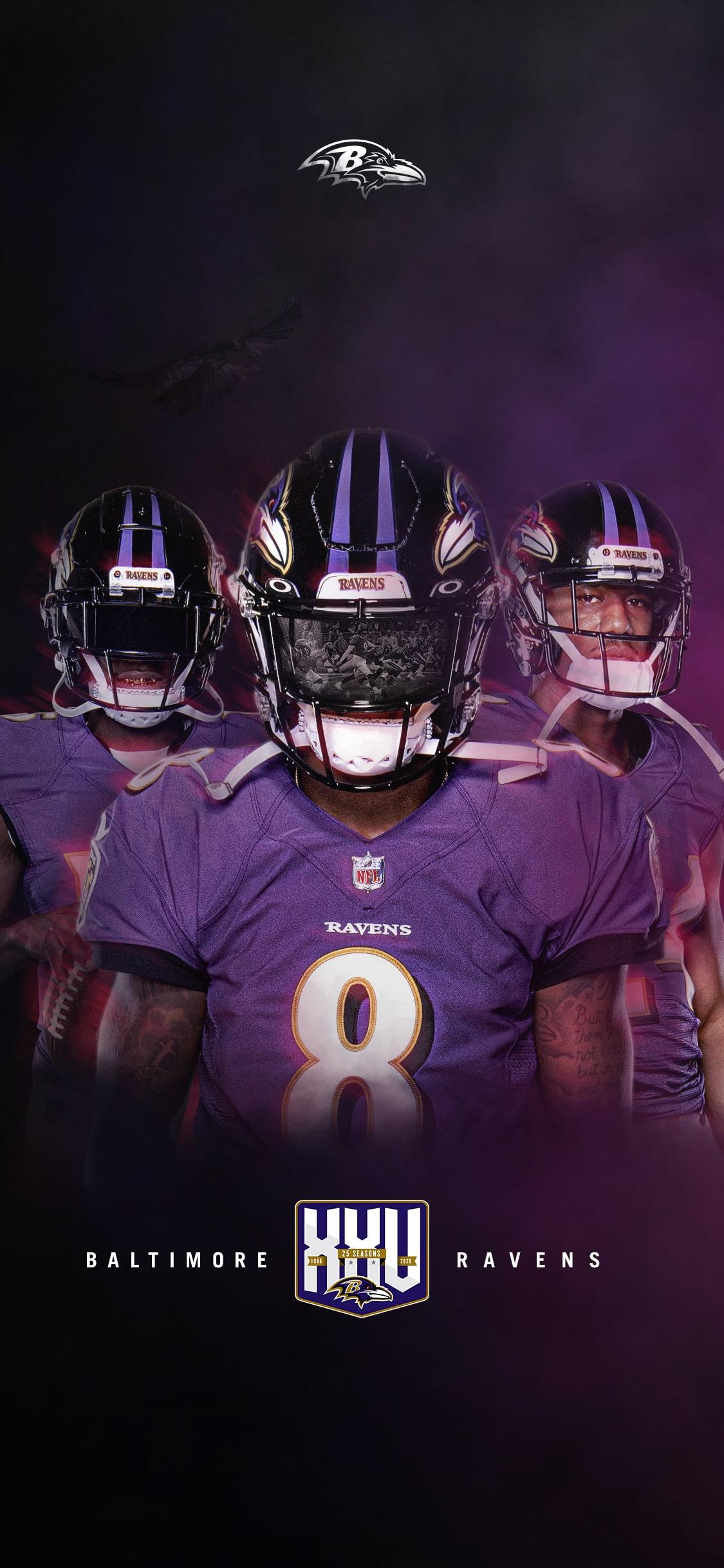 1125x2436 Ravens Wallpaper Free HD Wallpaper