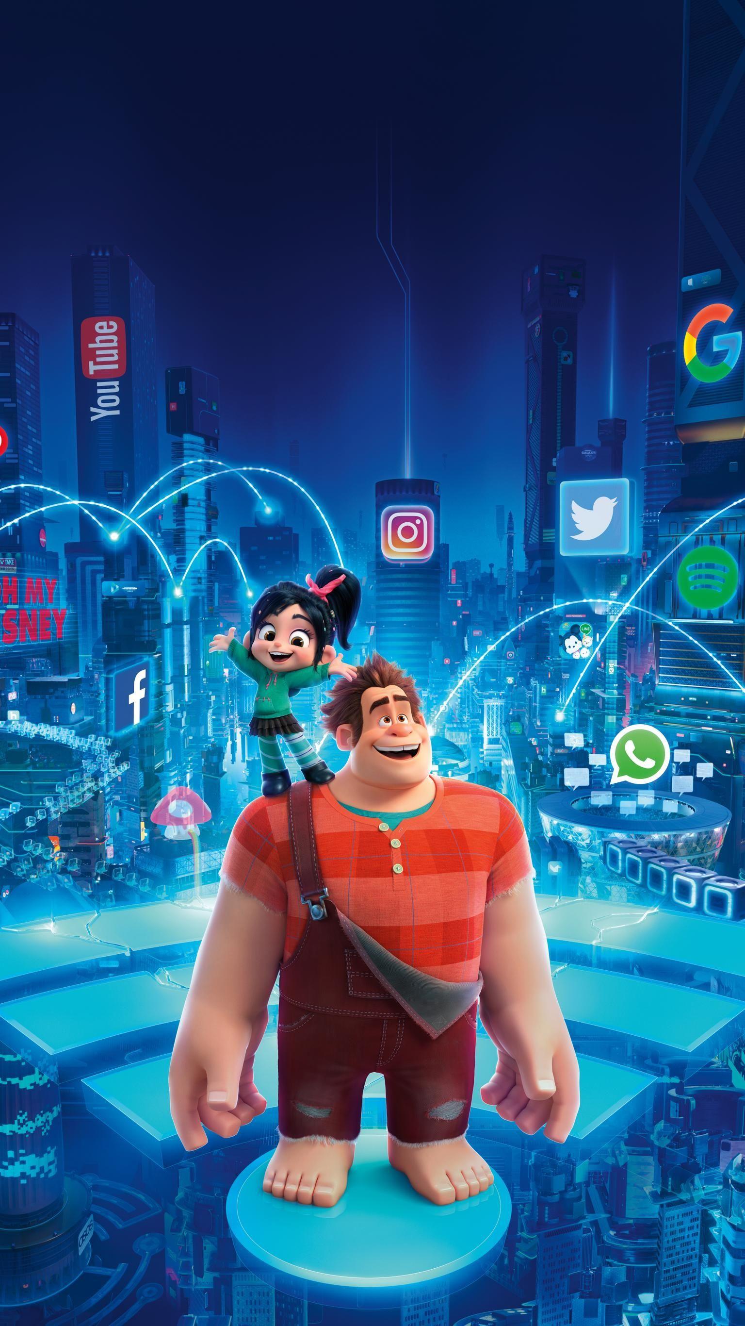 1536x2732 Disney Cartoon Movie Wallpaper