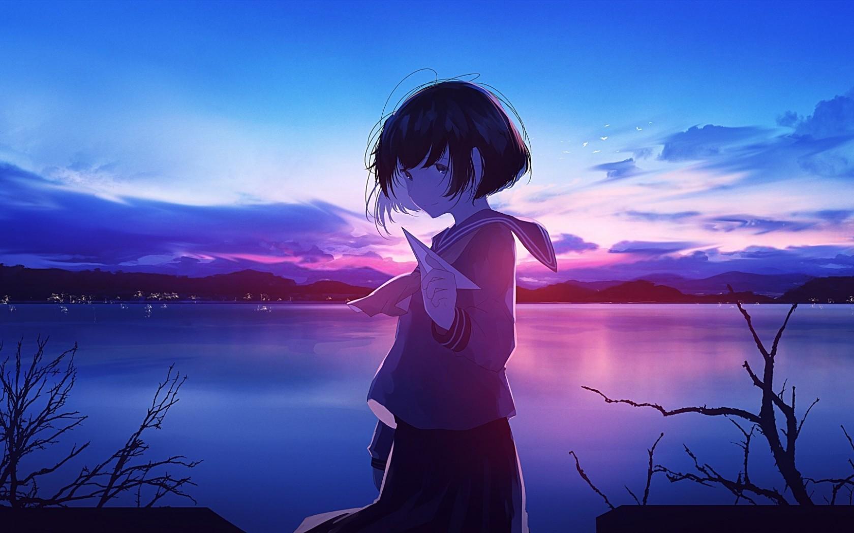 1680x1050 Wallpaper Anime School