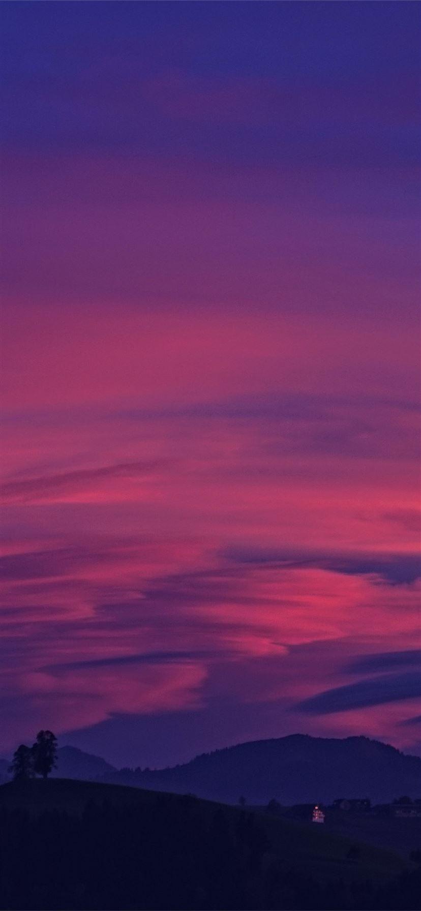 828x1792 silhouette beautiful clouds photo pink 4k iPhone 11 Wallpaper Free Download
