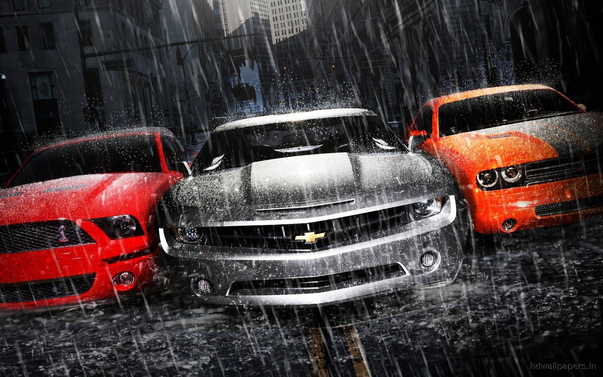 1920x1200 Mustang Camaro Dodge Wallpaper in jpg format for free download