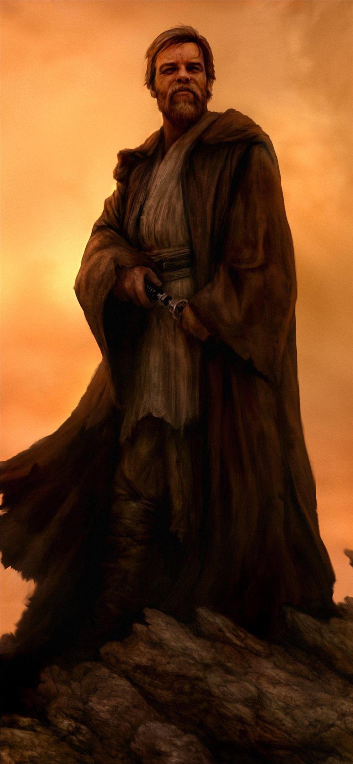 1125x2436 obi wan kenobi star wars 4k. Star wars obi wan, Star wars awesome, Star wars background