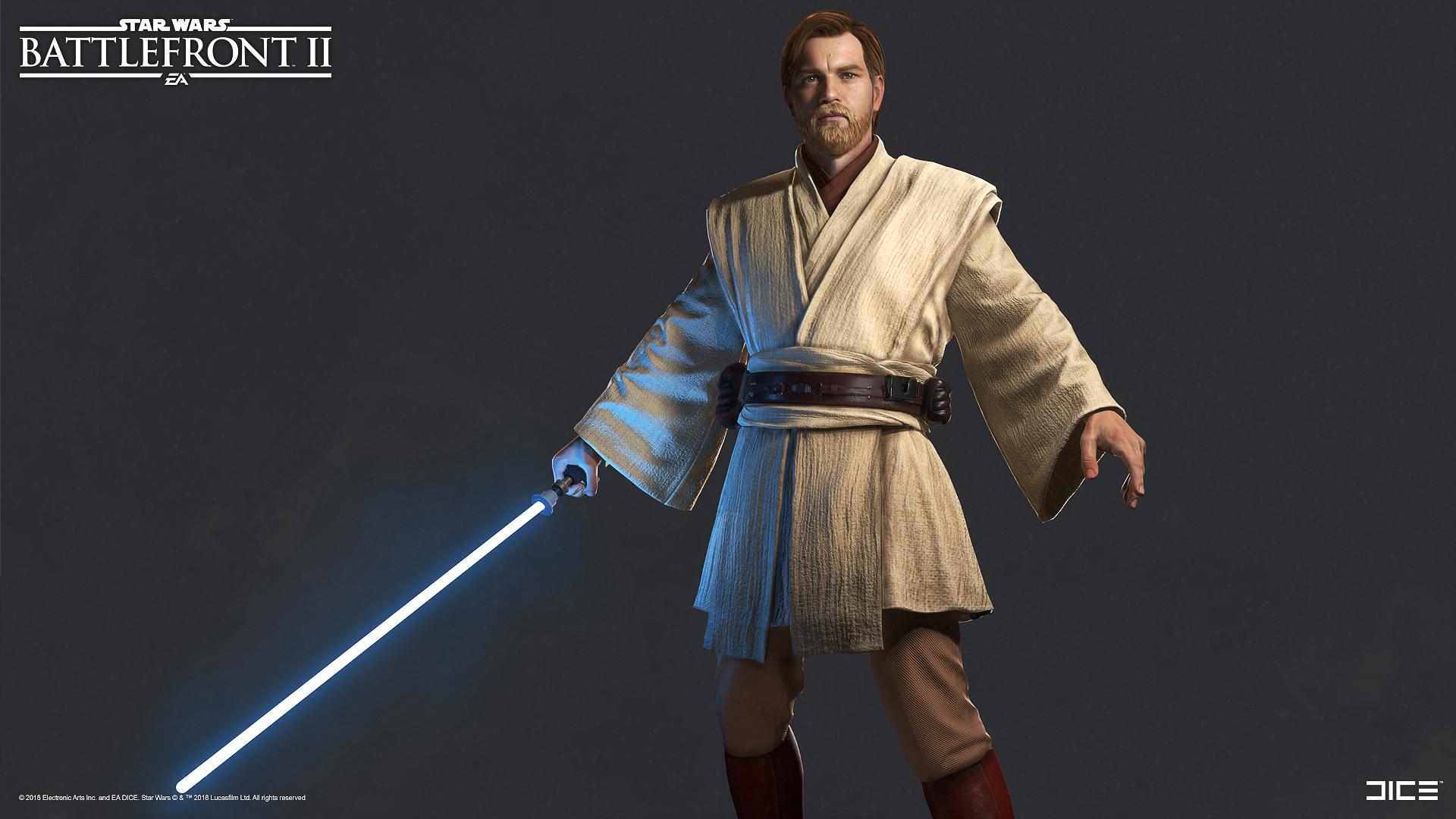 1920x1080 Star Wars Battlefront II Wan Kenobi, Sanna Nivhede