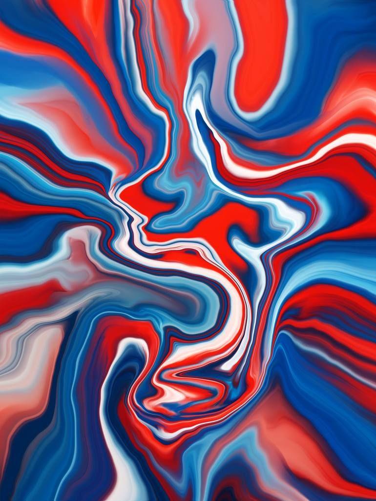 Red White And Blue Fabric Wallpaper and Home Decor  Spoonflower