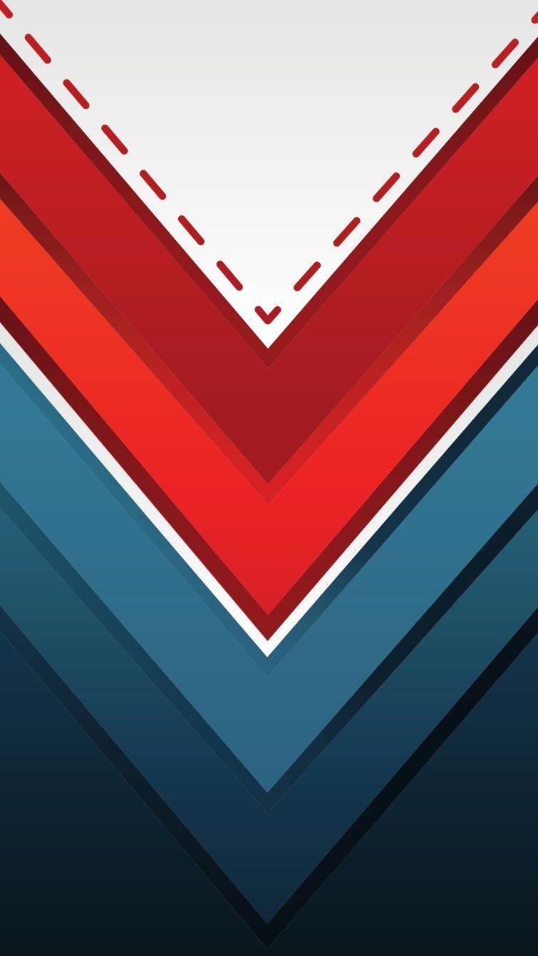 755x1342 Red White and Blue Wallpaper