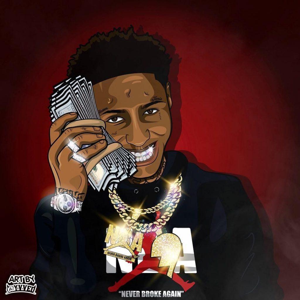 1024x1024 NBA YoungBoy Wallpaper iPhone 11 Galaxy, Aesthetic Background