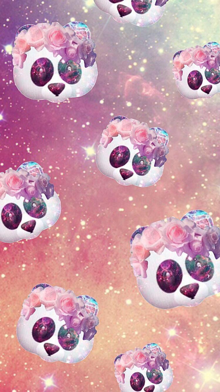 750x1334 Emojis Galaxy Wallpaper
