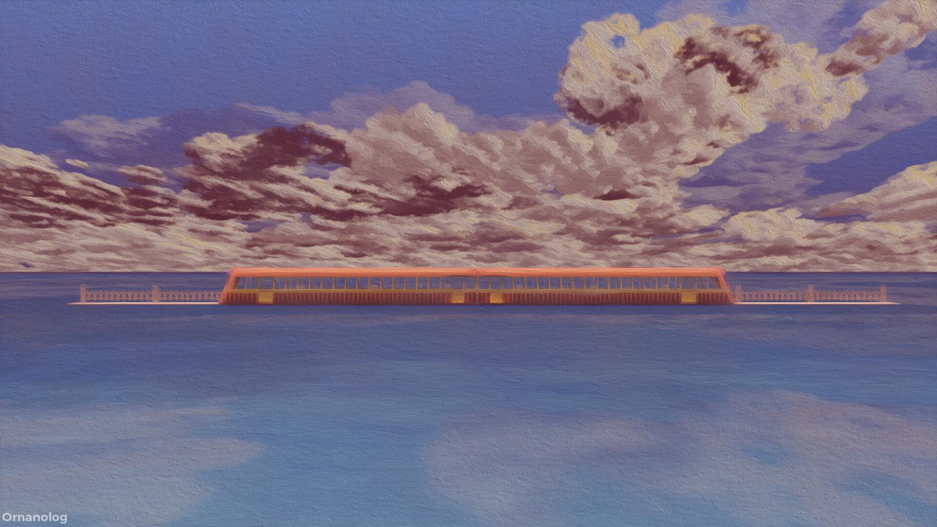 1920x1080 Spirited Away Train Render, Timothy Moses