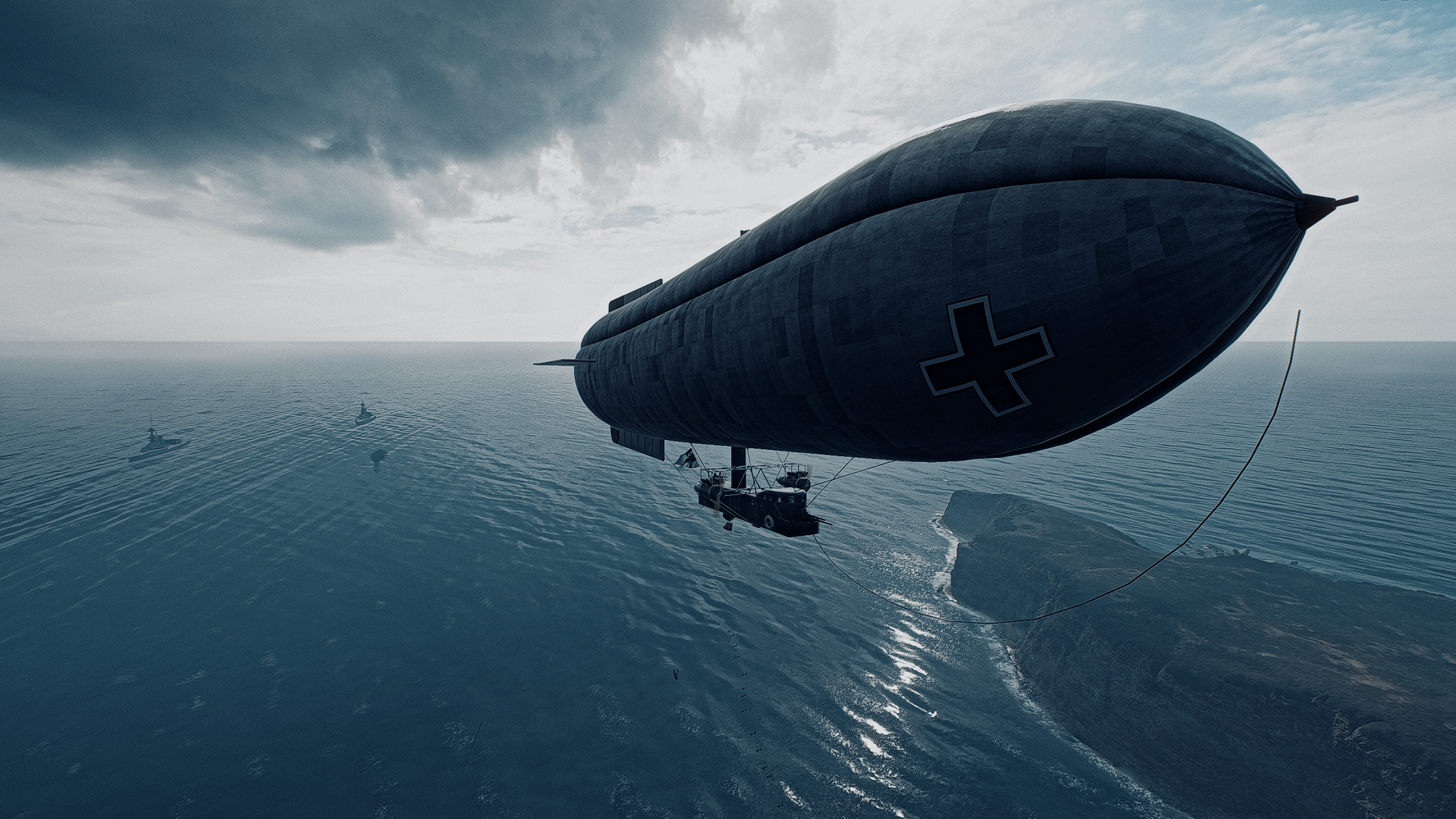 2560x1440 Zeppelin HD Wallpaper