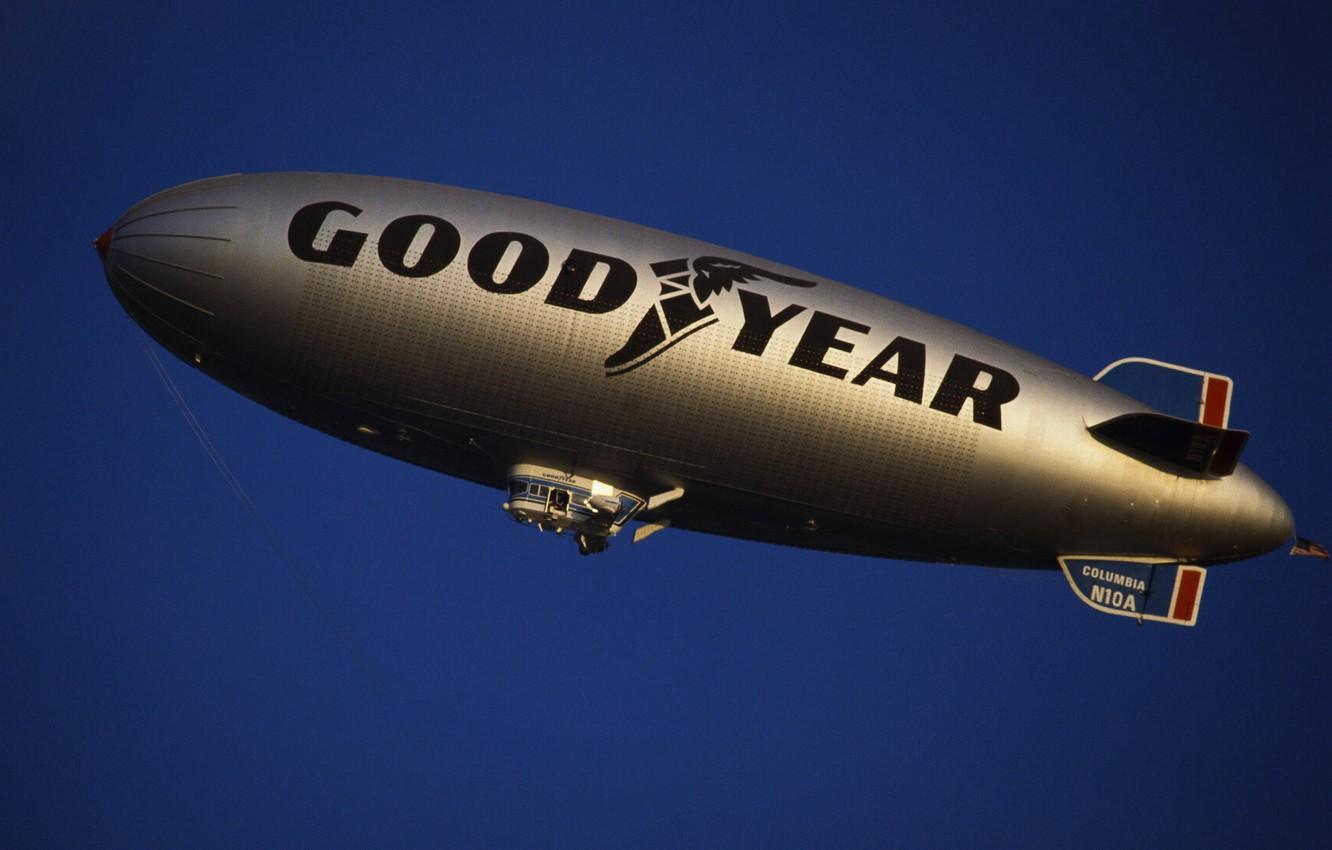 1332x850 Wallpaper the airship, airship, Goodyear, dirigible image for desktop, section авиация