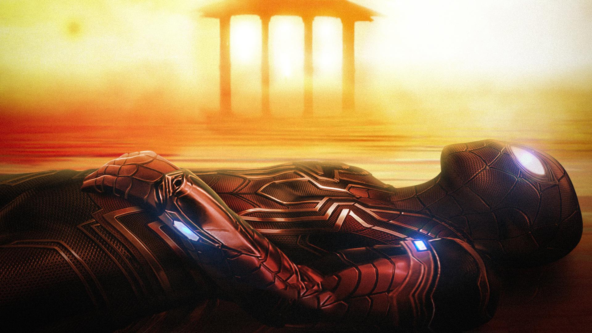 1920x1080 Art Spiderman Far From Home Laptop Full HD 1080P HD 4k Wallpaper, Image, Background, Photo and Picture