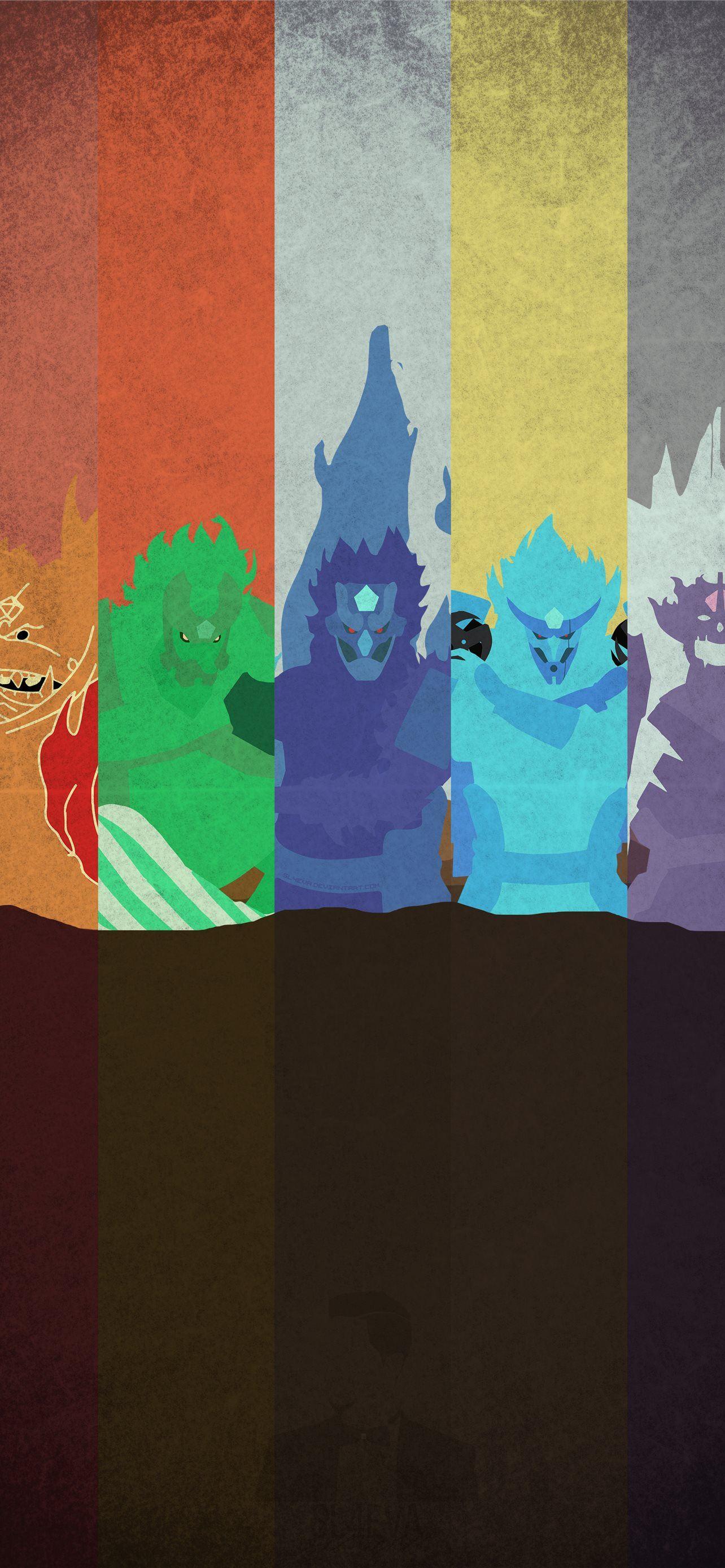 1284x2778 Naruto Minimalist 4k iPhone Wallpaper Free Download