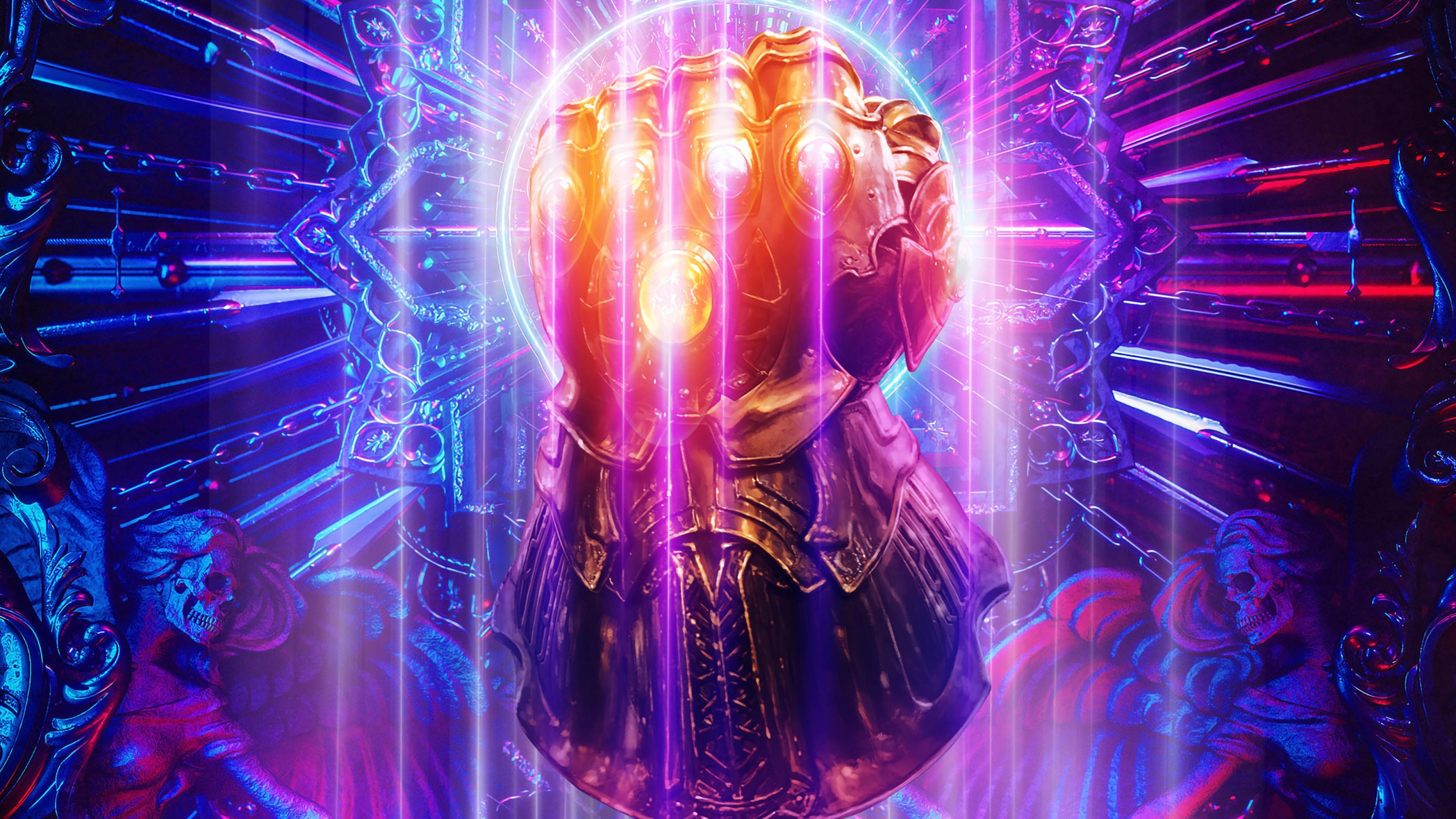 3840x2160 Infinity Gauntlet Wallpaper 4K, Thanos, Marvel Comics, Infinity Stones, Graphics CGI