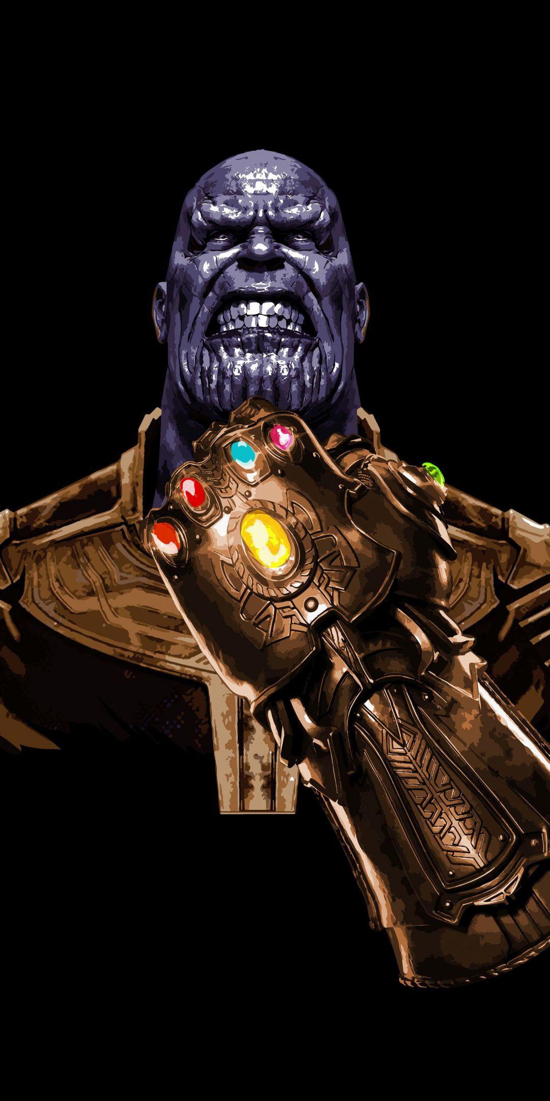 1080x2160 Download 1080x2160 wallpaper Angry Thanos, minimal, art, Honor 7X, Honor 9 Lite, Honor View 1. Marvel superhero posters, Superhero wallpaper, Marvel wallpaper