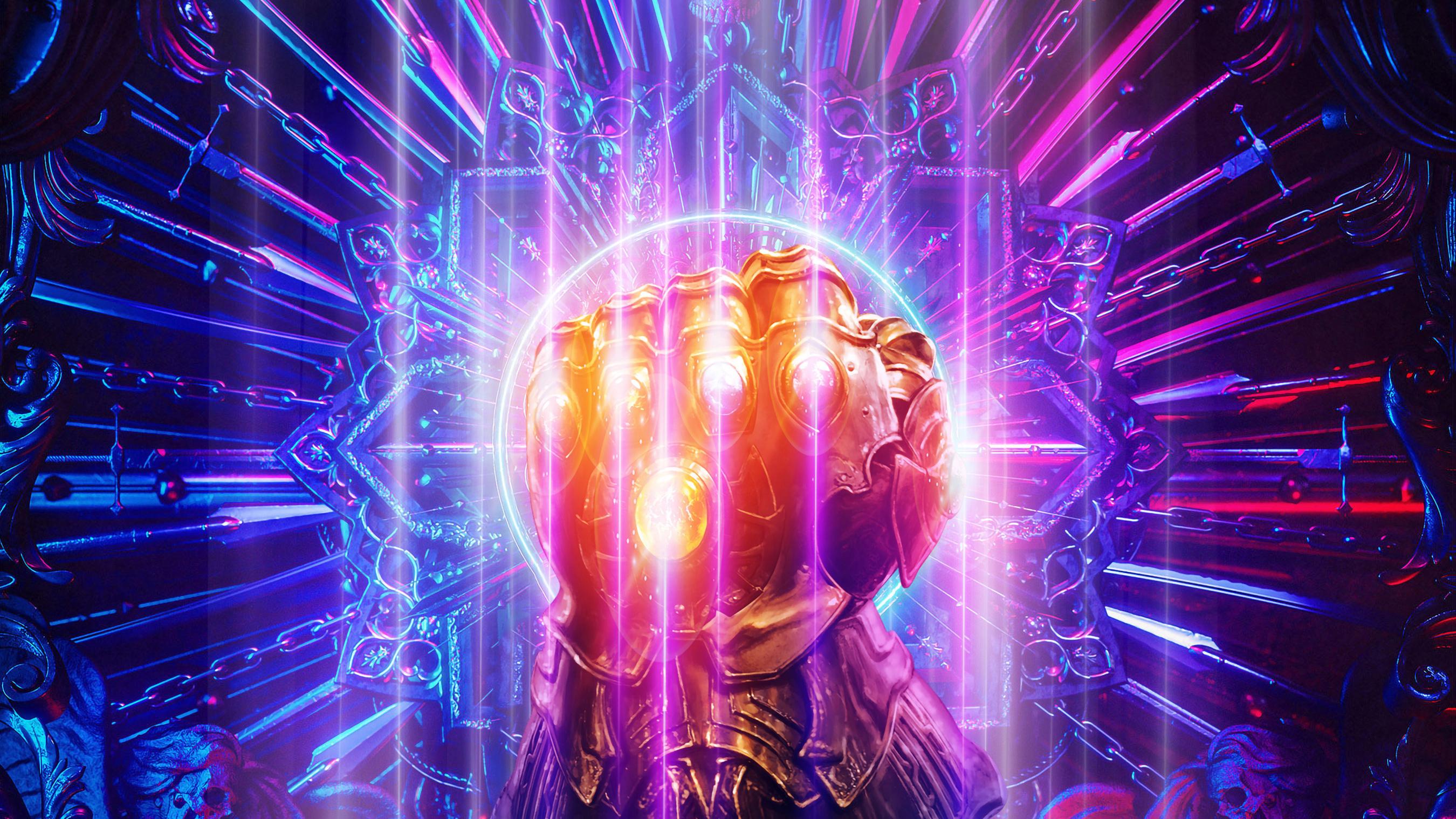 2700x1518 Thanos Infinity Gauntlet HD Superheroes, 4k Wallpaper, Image, Background, Photo and Picture