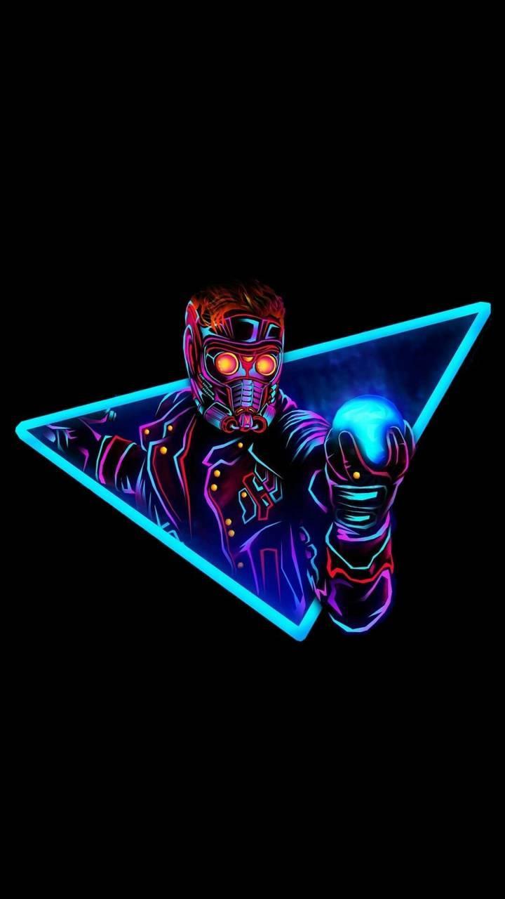 720x1280 Thanos Neon HD Wallpaper Wallpaper Loader