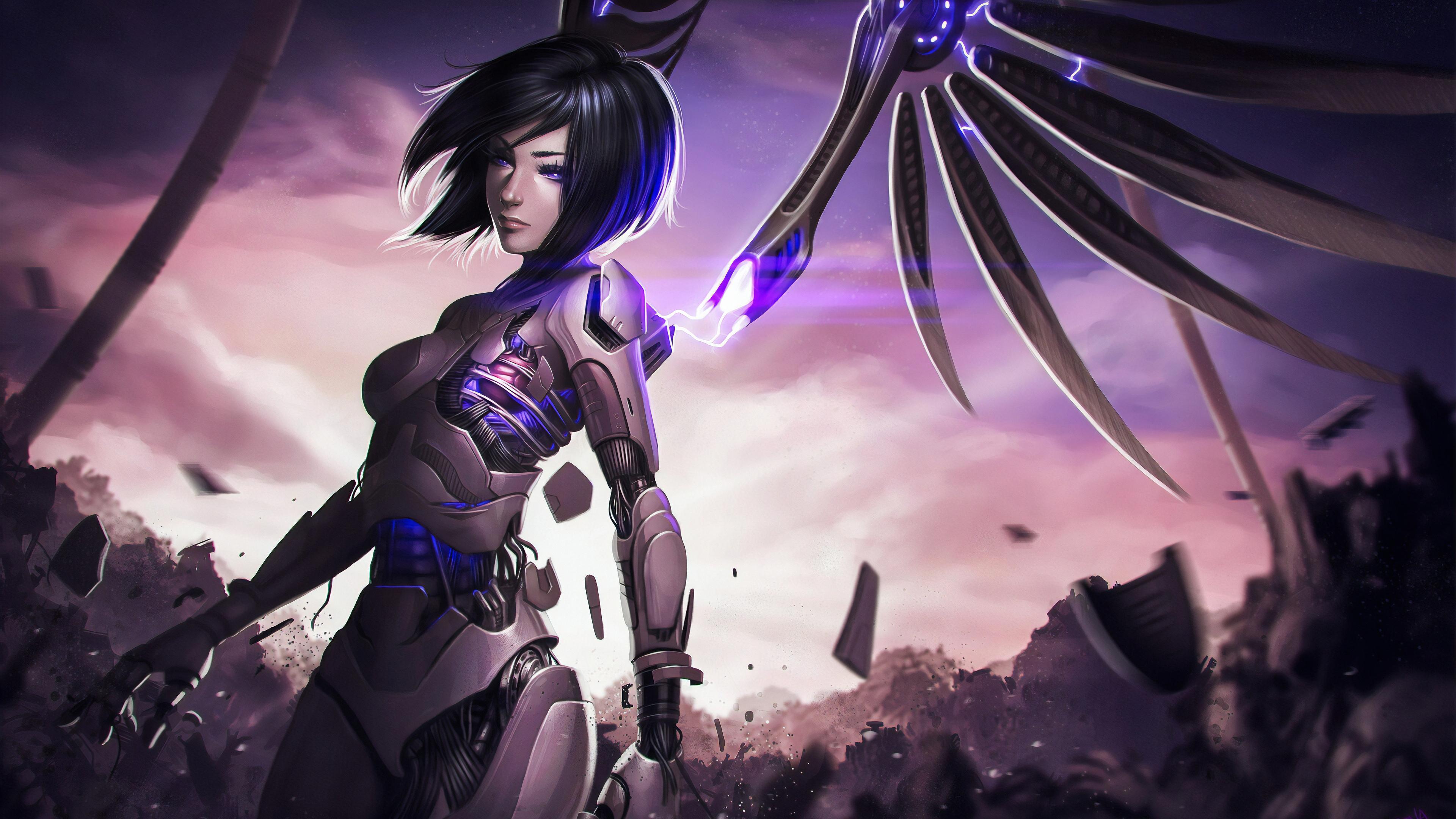 3840x2160 Wallpaper 4k The Alita Battle Angel Art Wallpaper