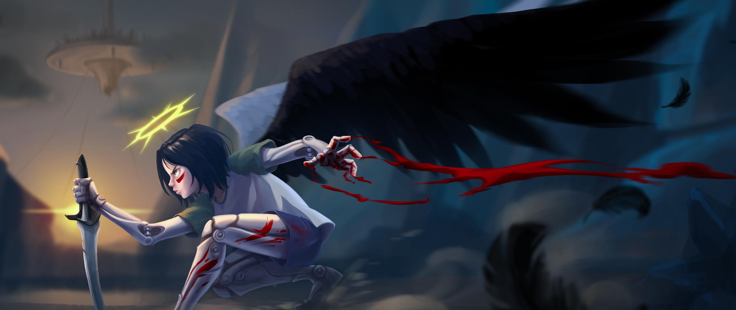 2560x1080 2560x1080 battle angel alita wallpaper free HD widescreen