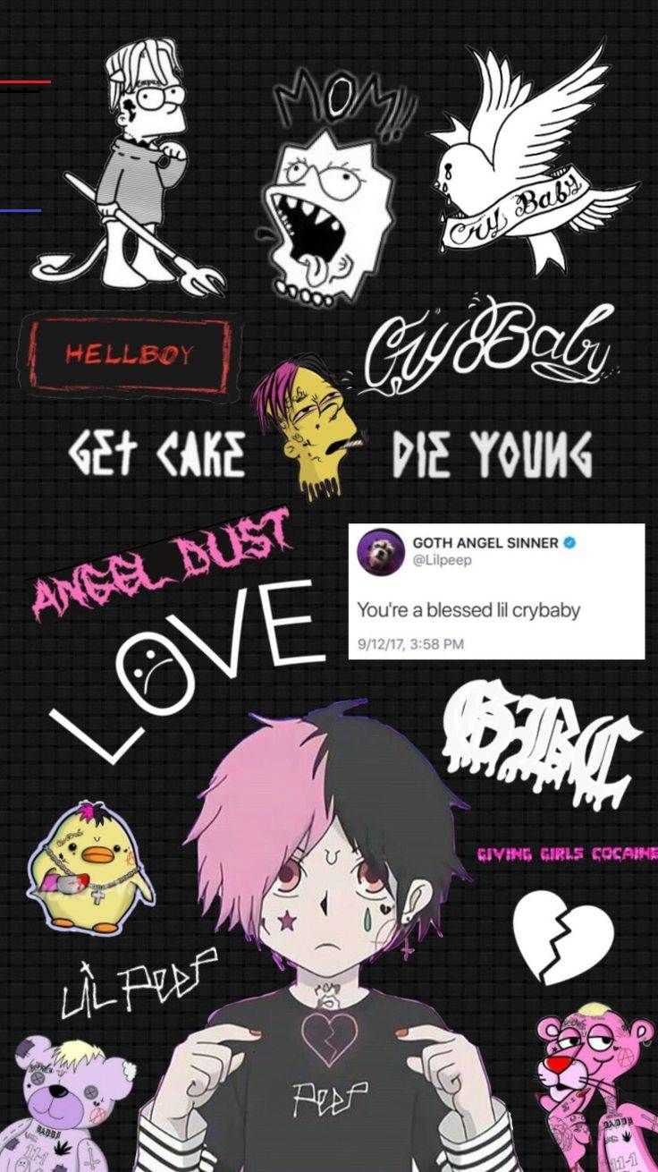 736x1310 Lil Peep Wallpaper