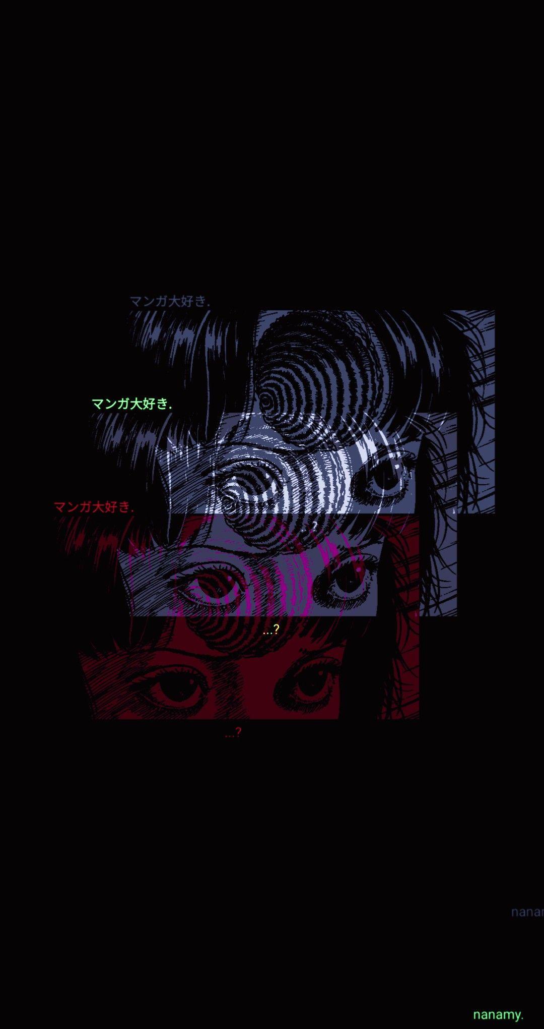 1080x2040 Uzumaki Ito wallpaper. Anime wallpaper, Goth wallpaper, Junji ito