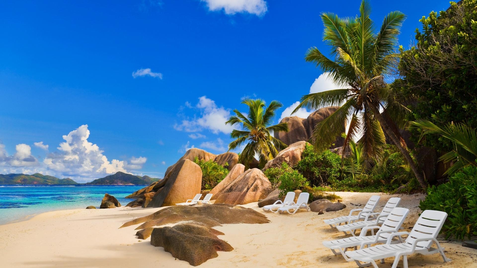1920x1080 Seychelles Beach Wallpaper