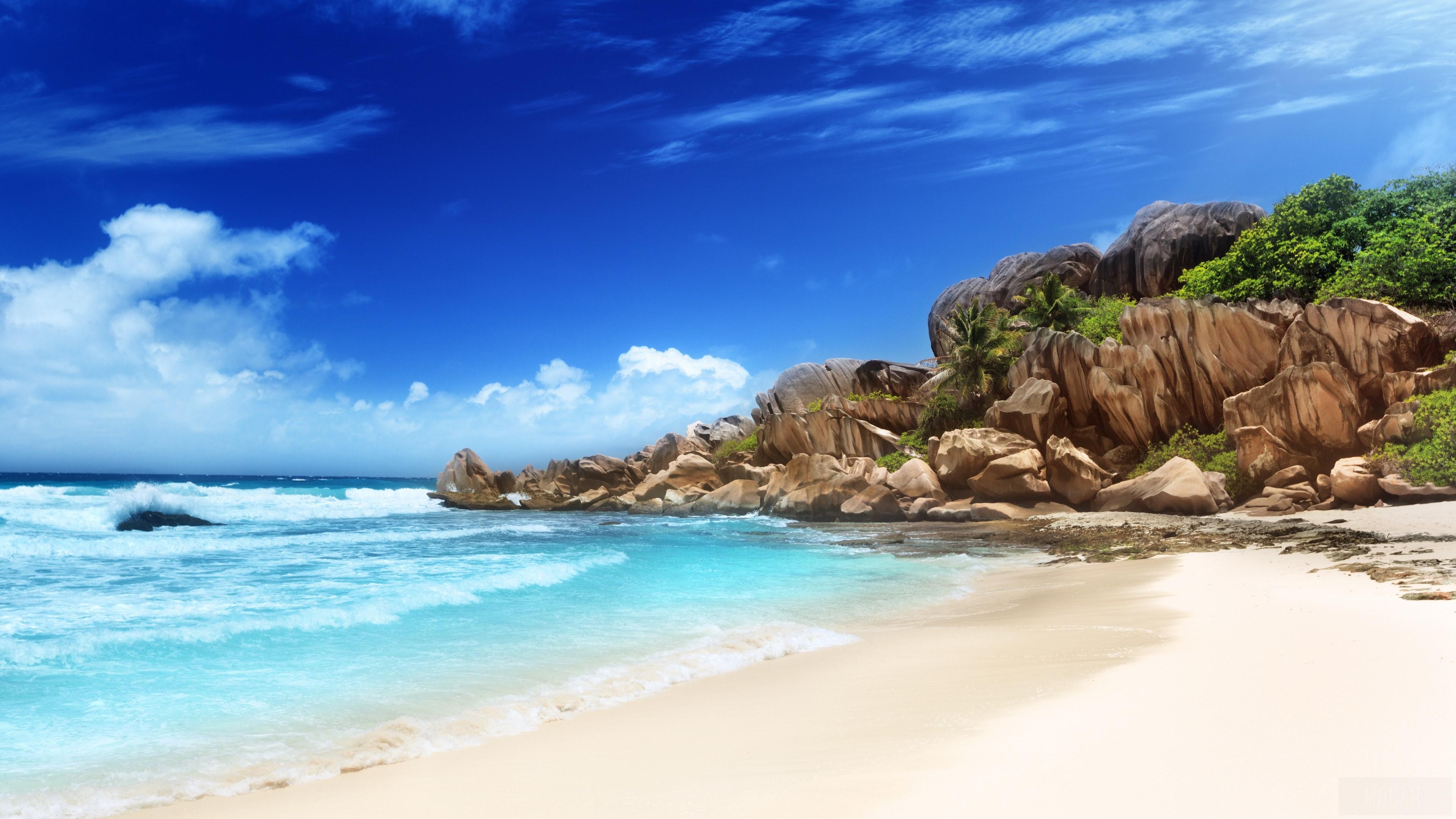 3840x2160 Seychelles HD wallpaper, Background