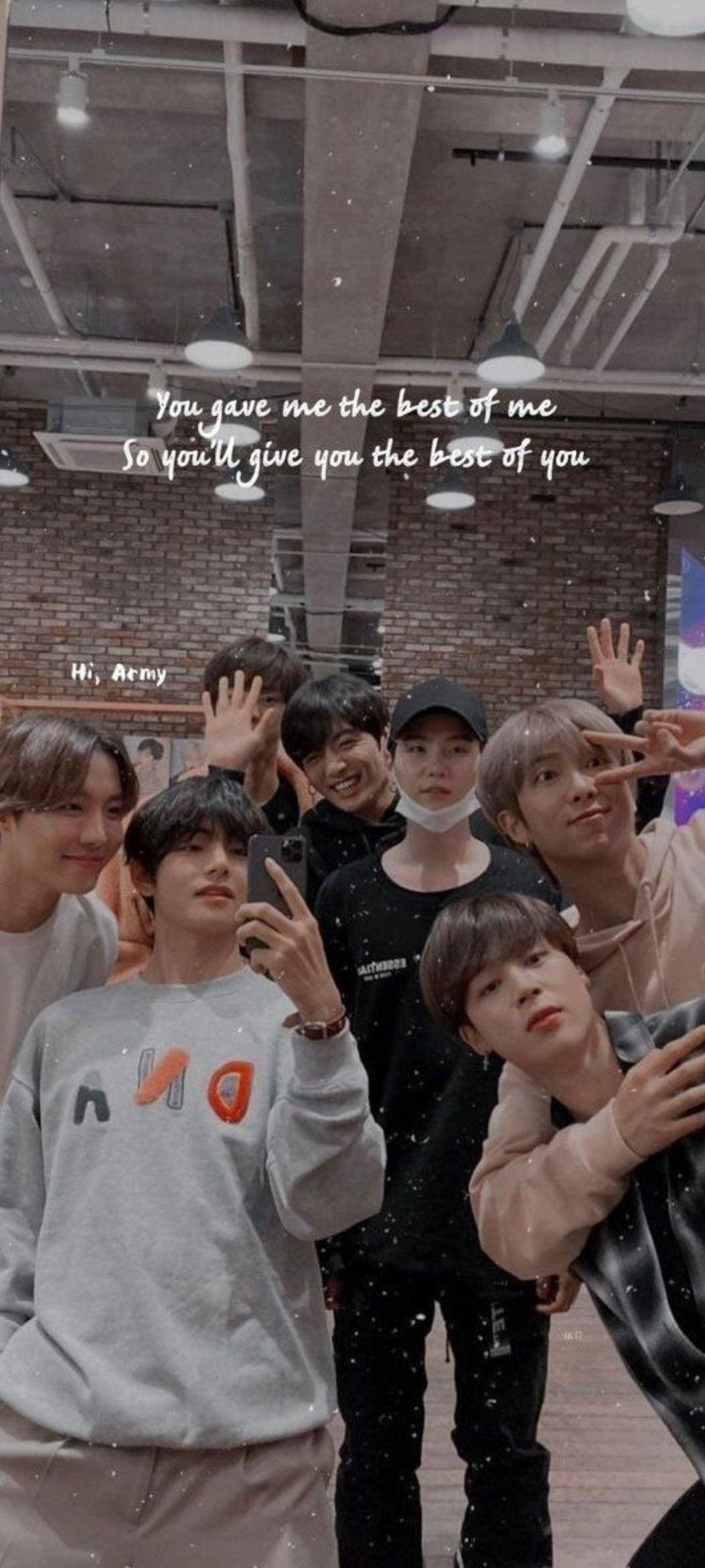 1053x2340 BTS Phone Wallpaper Quality BTS Phone Background