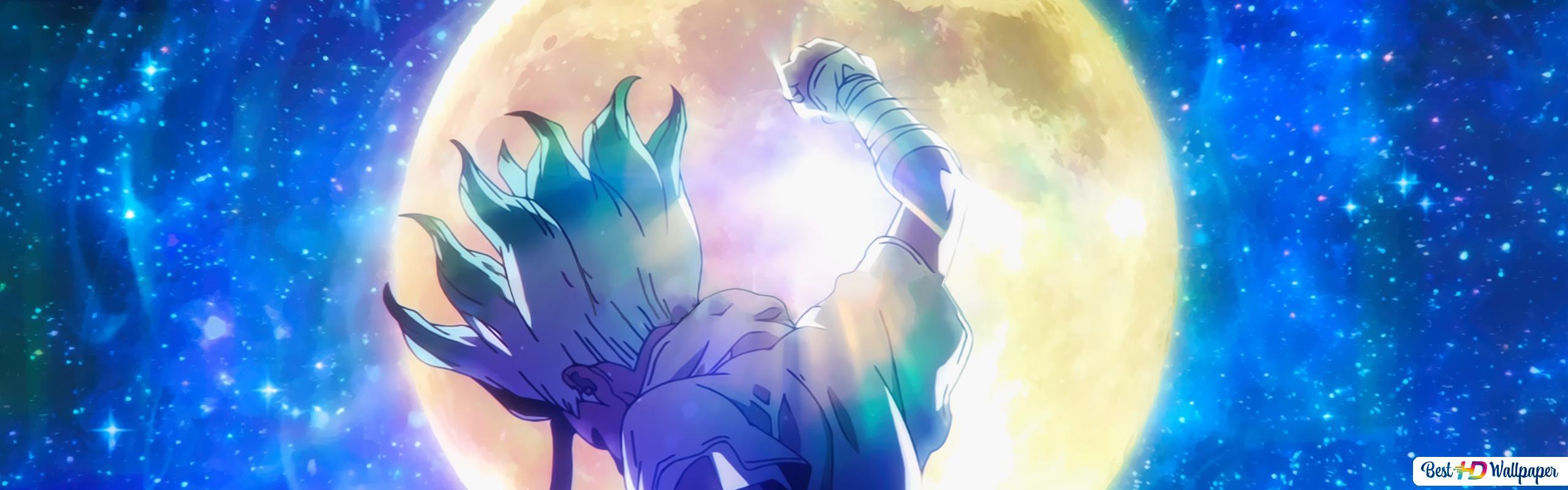 2560x800 Senku Ishigami (Dr. Stone) HD wallpaper download