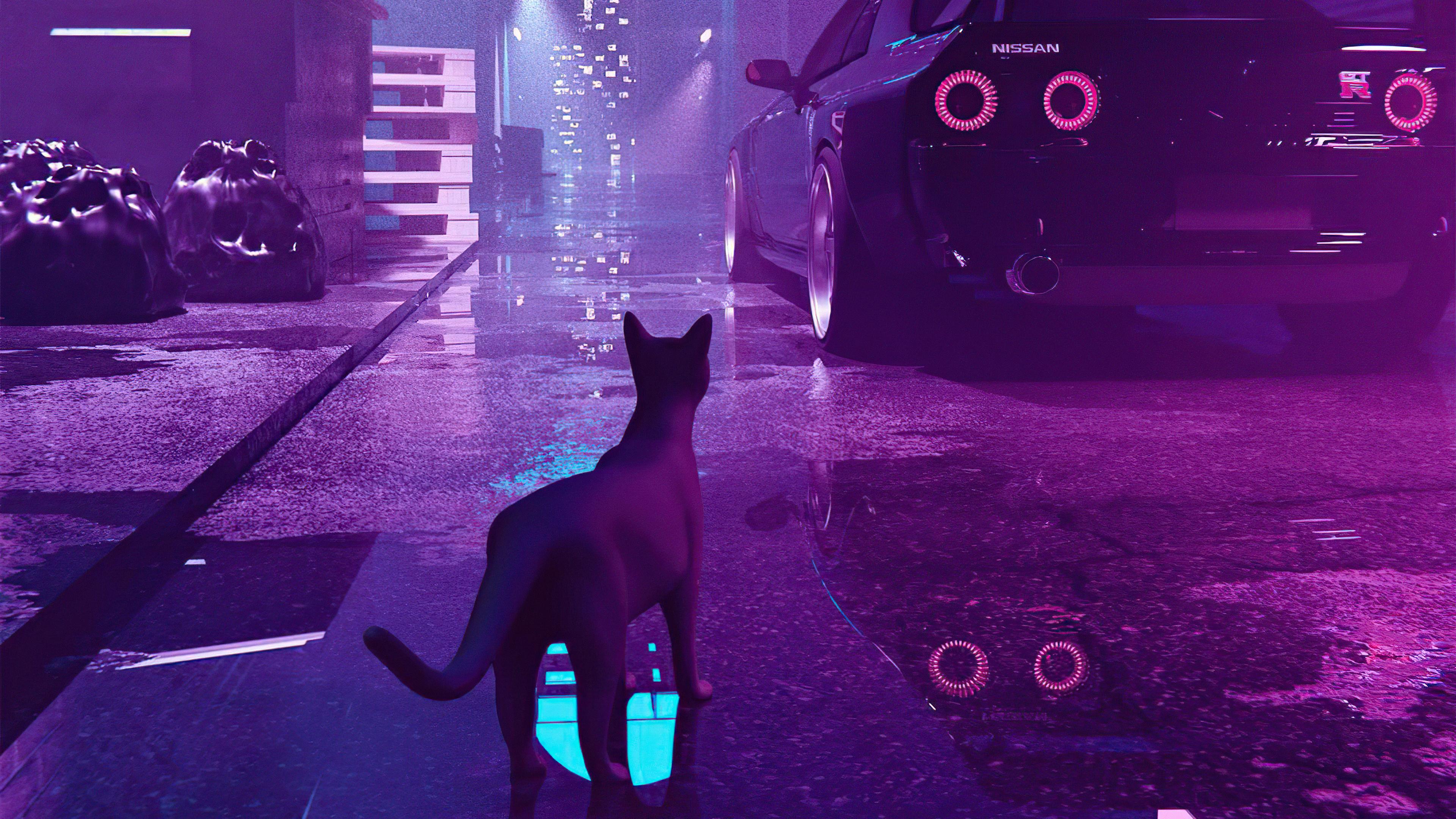 3840x2160 Vaporwave Wallpaper