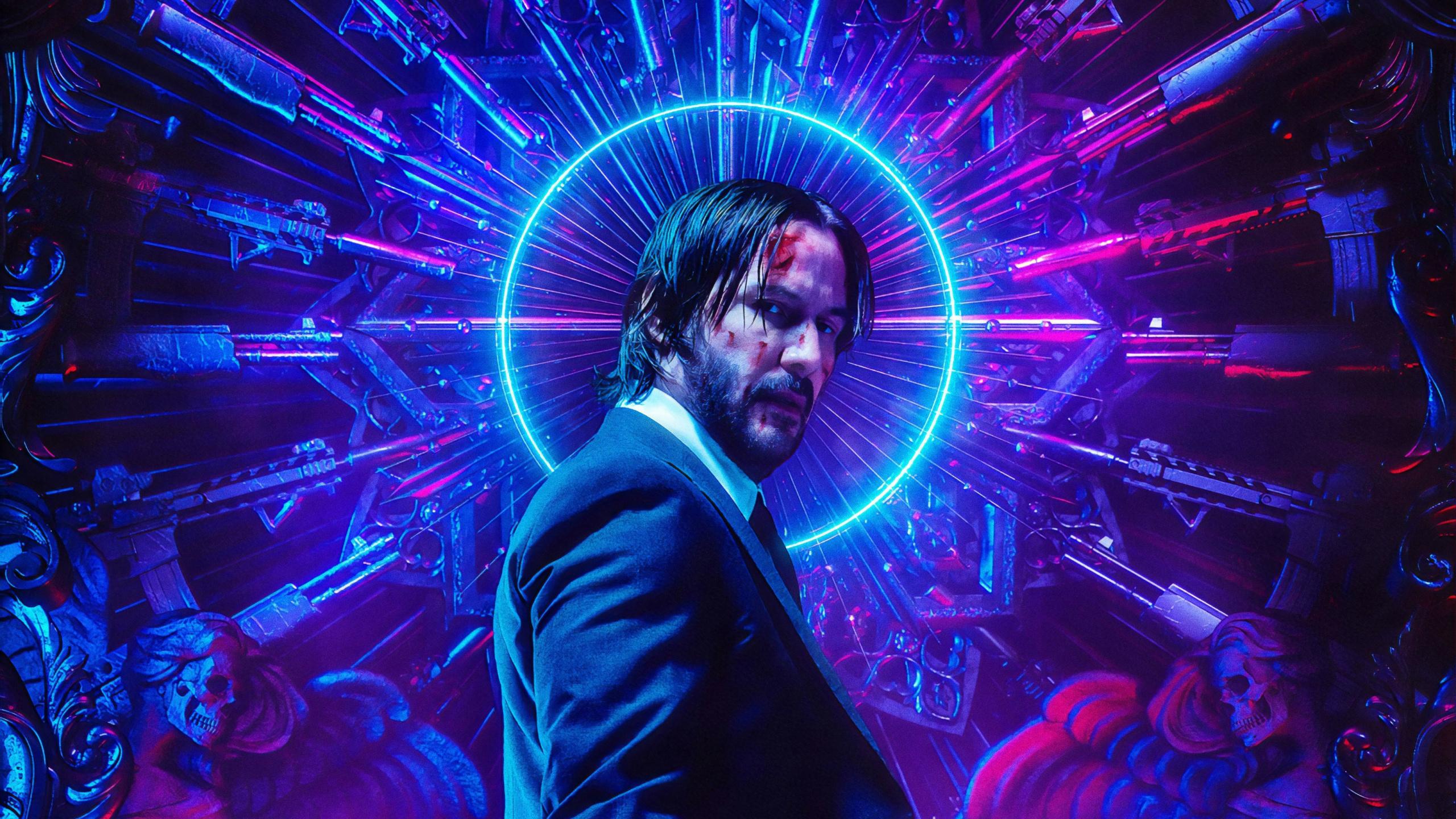 2560x1440 Download 2019 Movie, poster, John Wick 3 wallpaper, 2560x Dual Wide, Widescreen 16: Widescreen