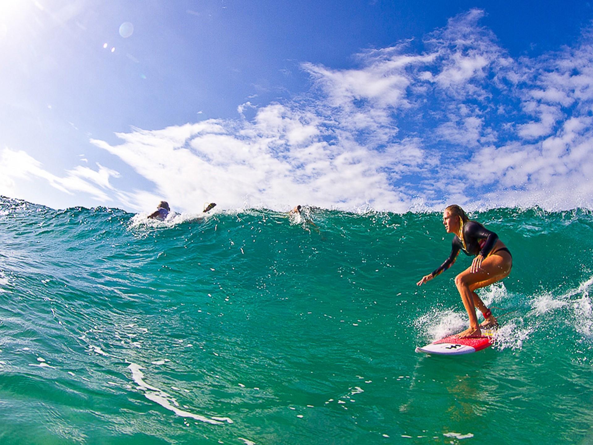 1920x1440 Surf Girl HD Wallpaper :