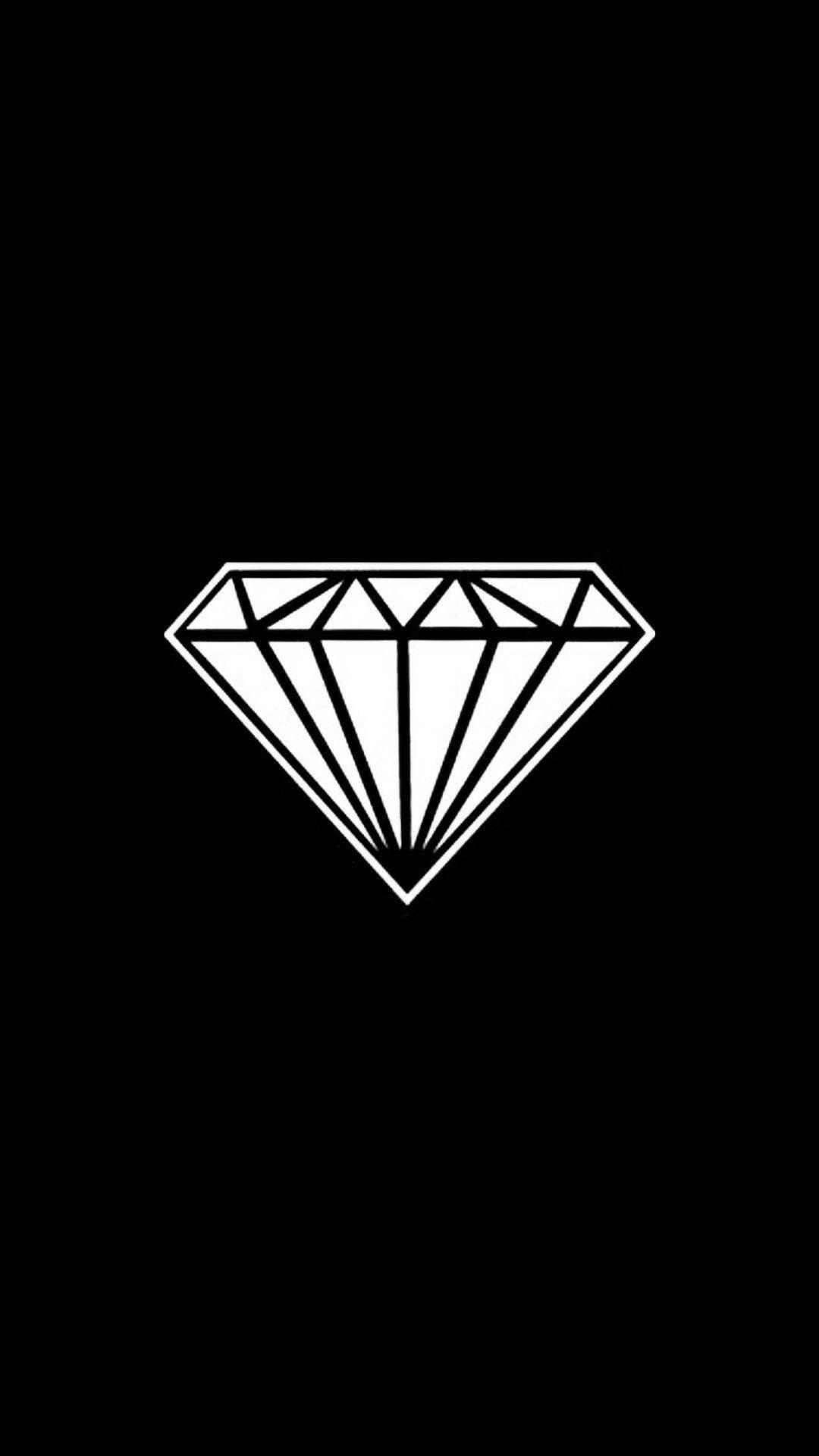 1080x1920 Diamond Logo Wallpaper