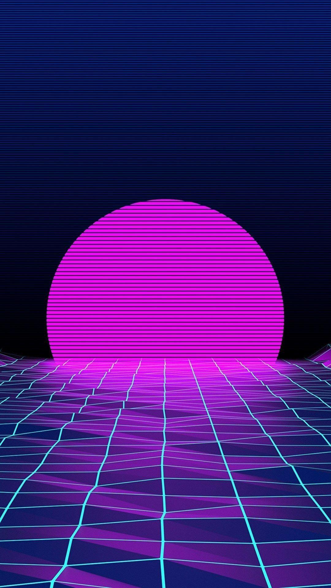 1080x1920 80s Pastel Aesthetic Wallpaper
