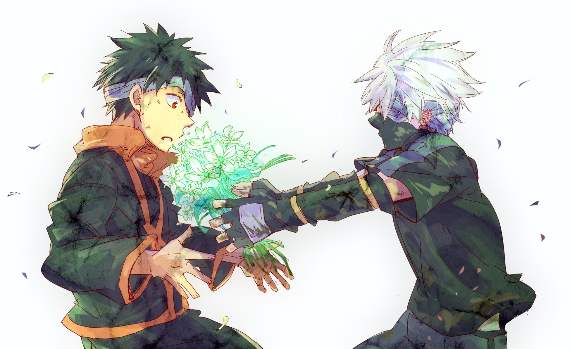 1956x1194 Obito Uchiha and Kakashi Hatake uchiha Wallpaper