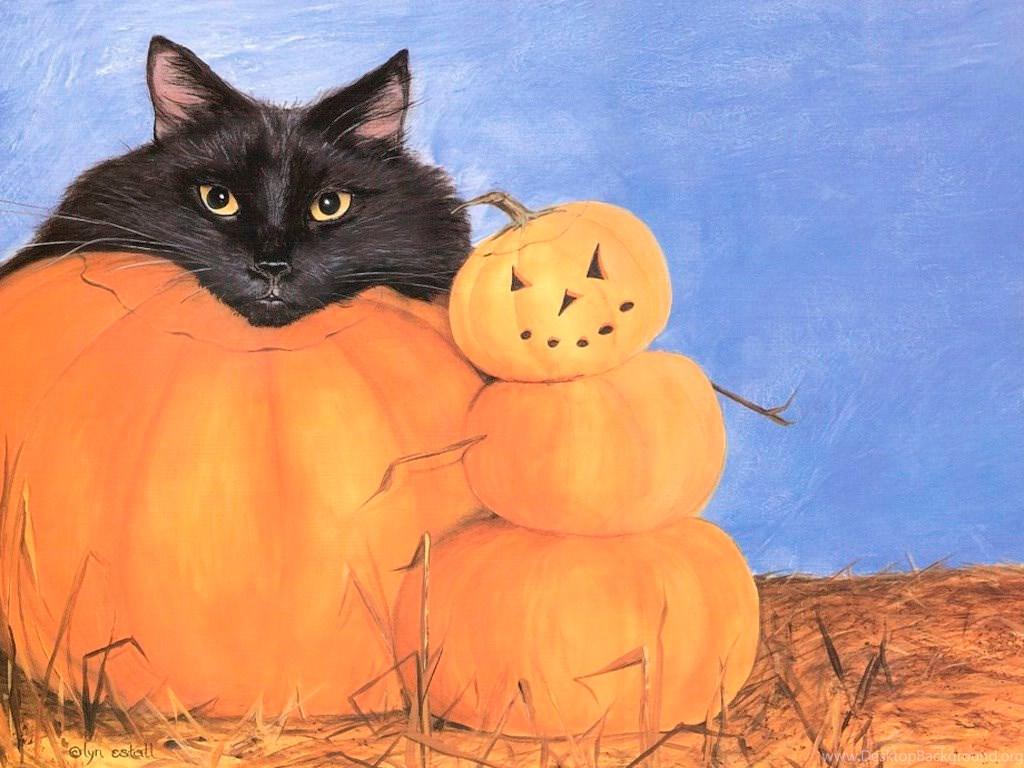 1024x768 Vintage Halloween Desktop Background